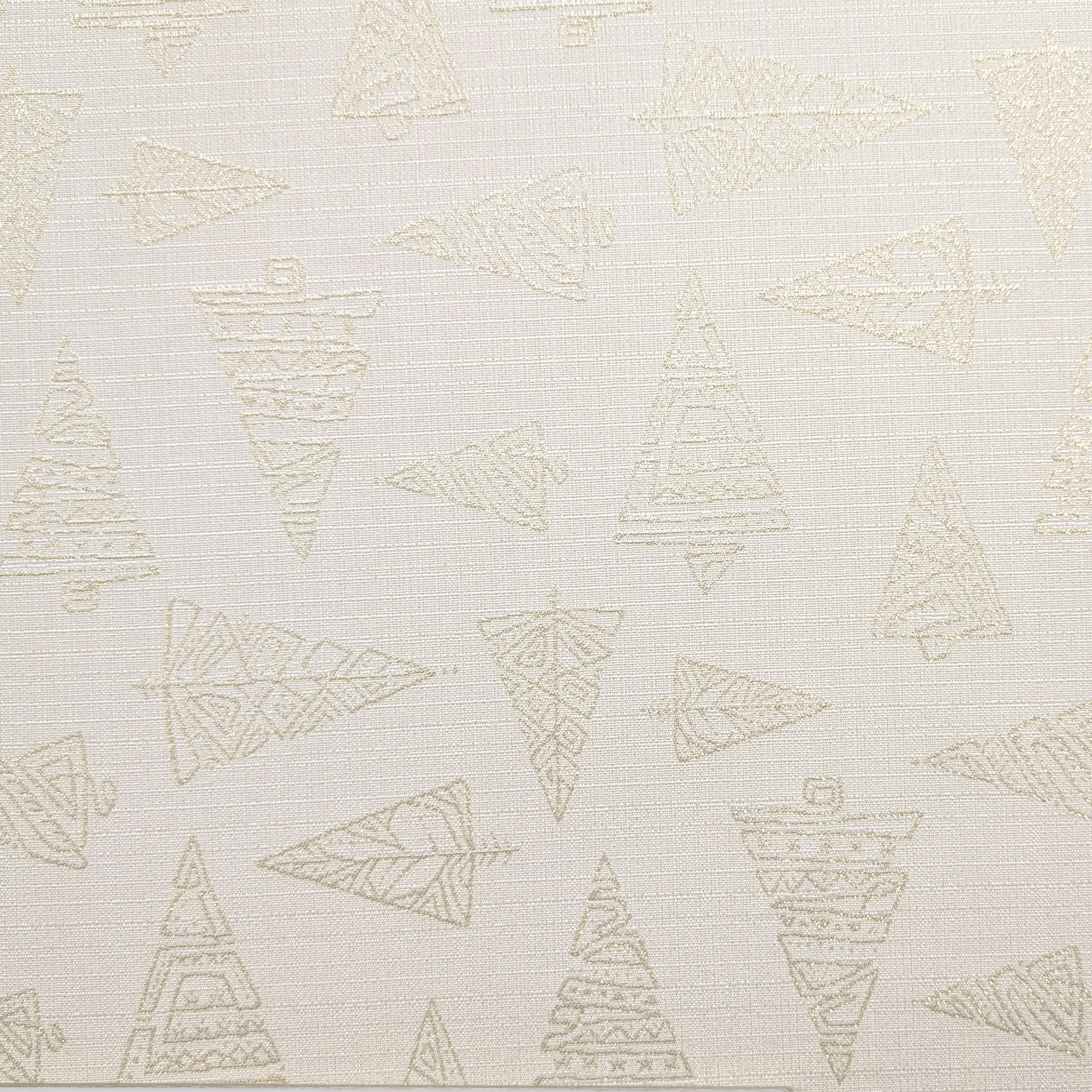 Christmas Jacquard with Golden Lurex Trees Image
