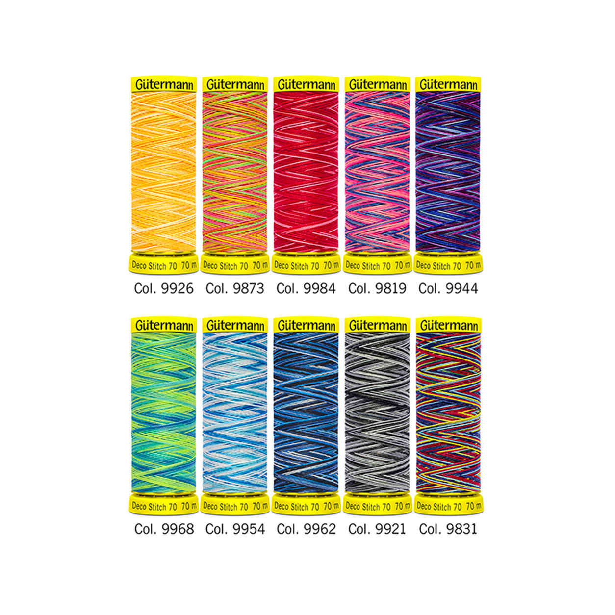 Gutermann Puntada Deco 10 Bobinas Multicolor