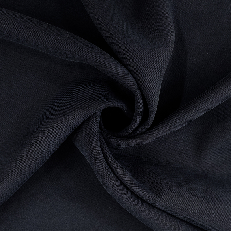 Cupro Setato Naturel Bleu