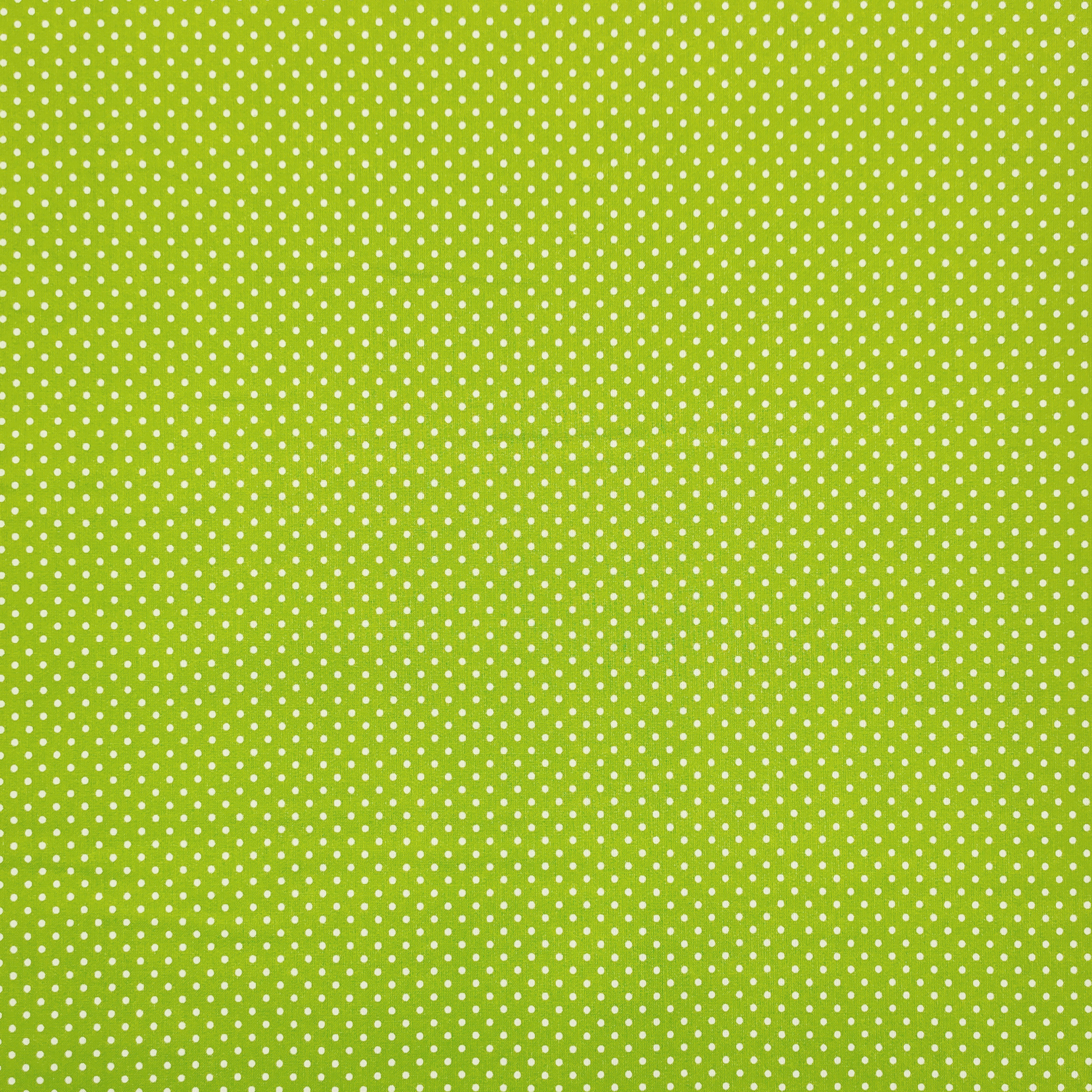 Tissu de coton vert à petits pois Image
