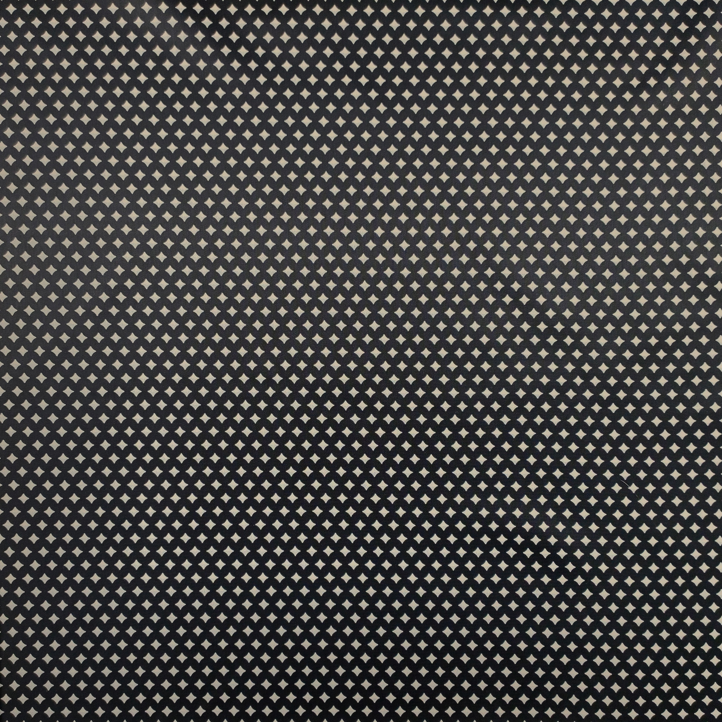 Forro de viscosa Motivos geométricos Fondo negro Image
