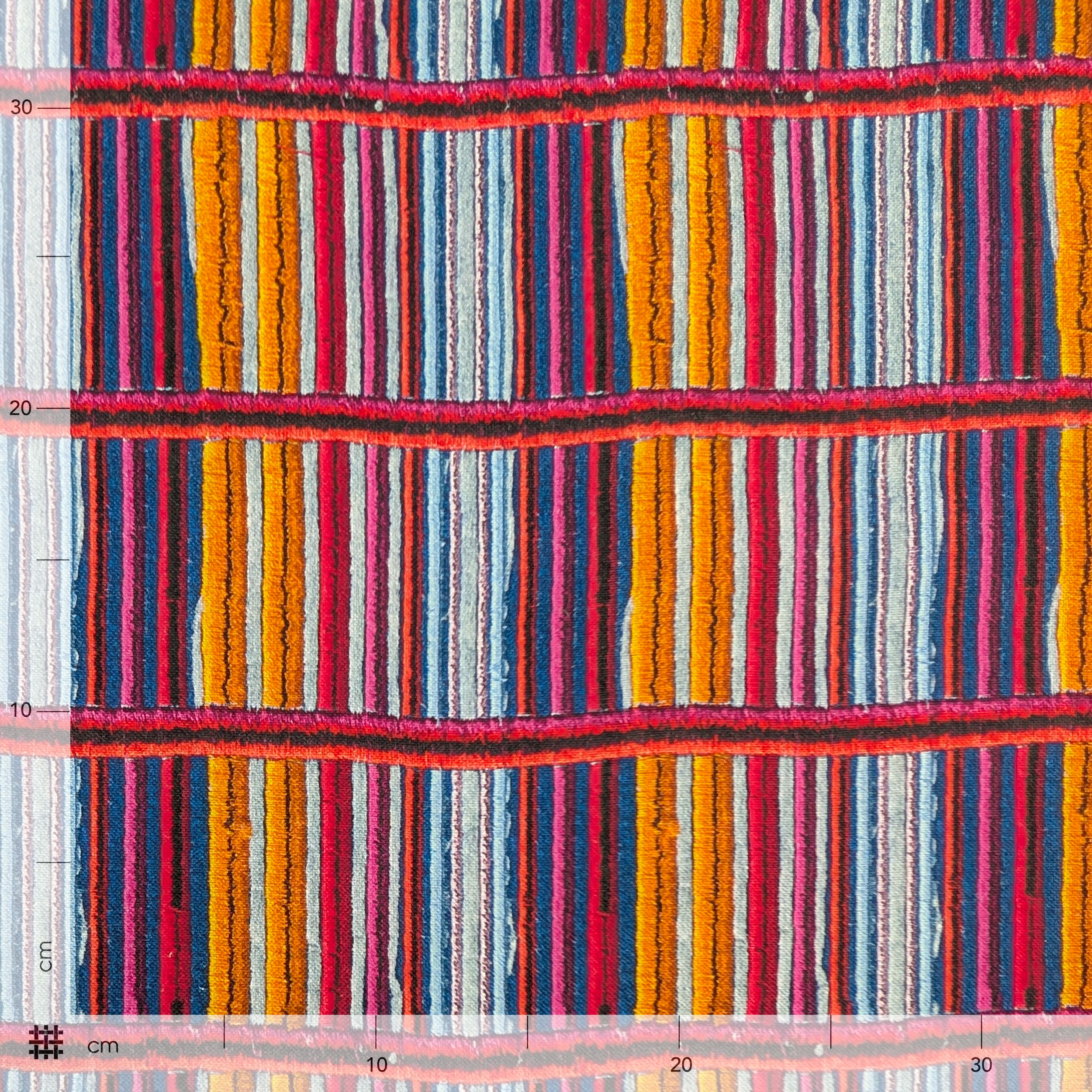 Natural High Fashion Linen Stripes Image