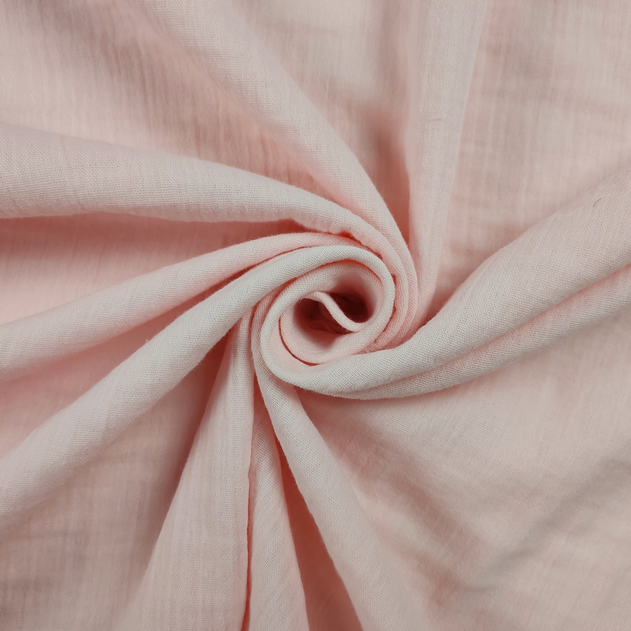 Mousseline de coton découpée unie rose 50x160 cm Image