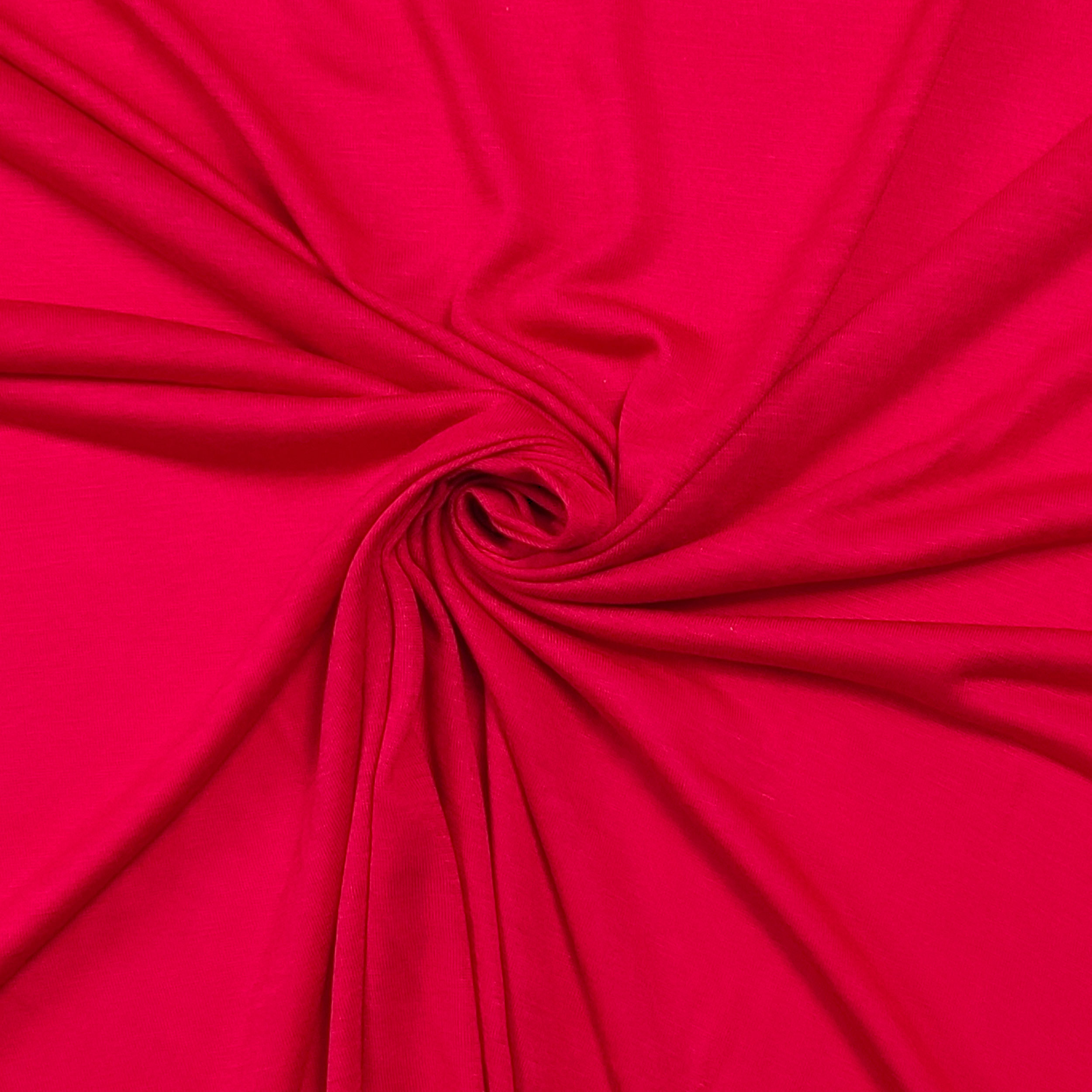 Jersey de coton rouge uni Image