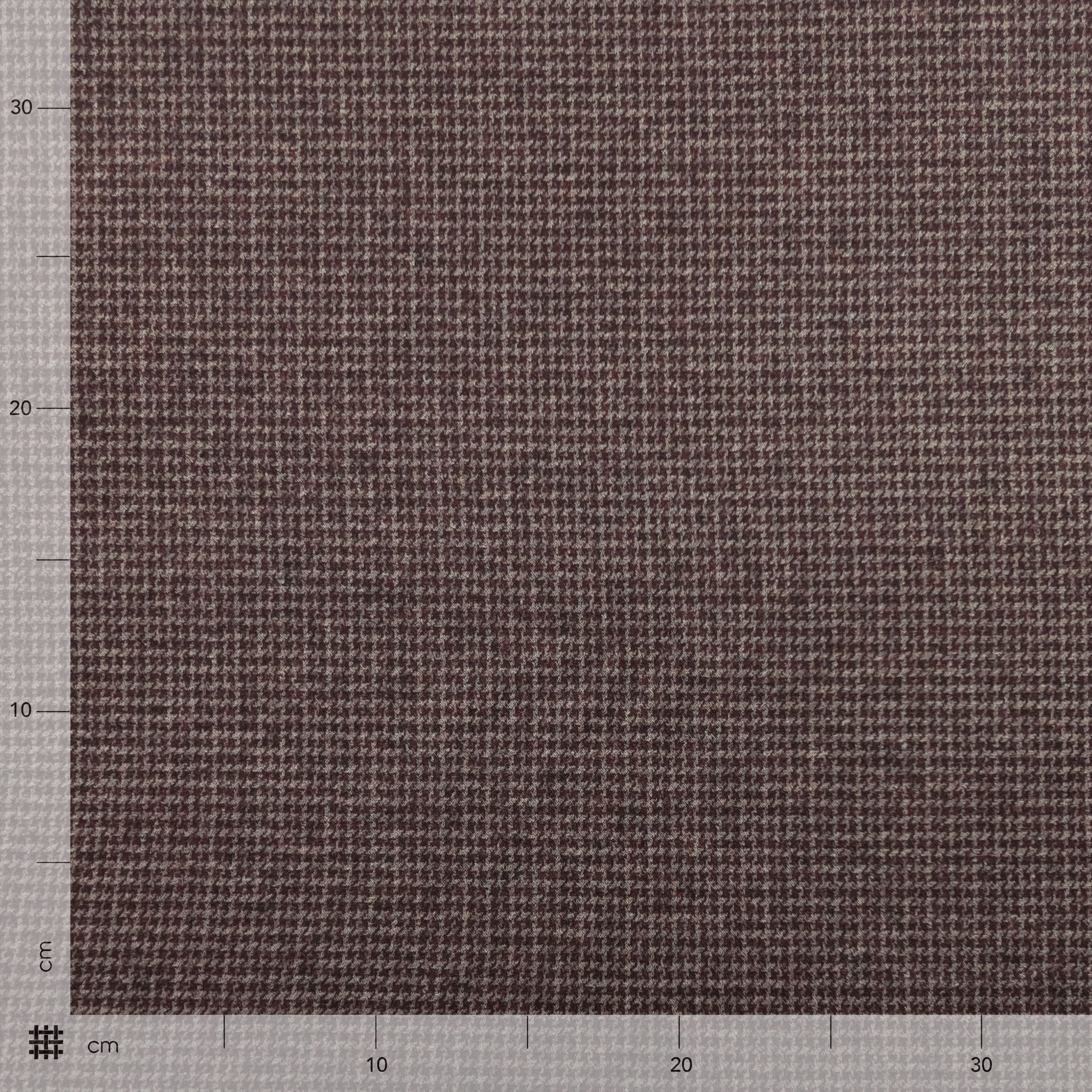 Punto Milano Handmade Houndstooth Braun Kaschmir Image