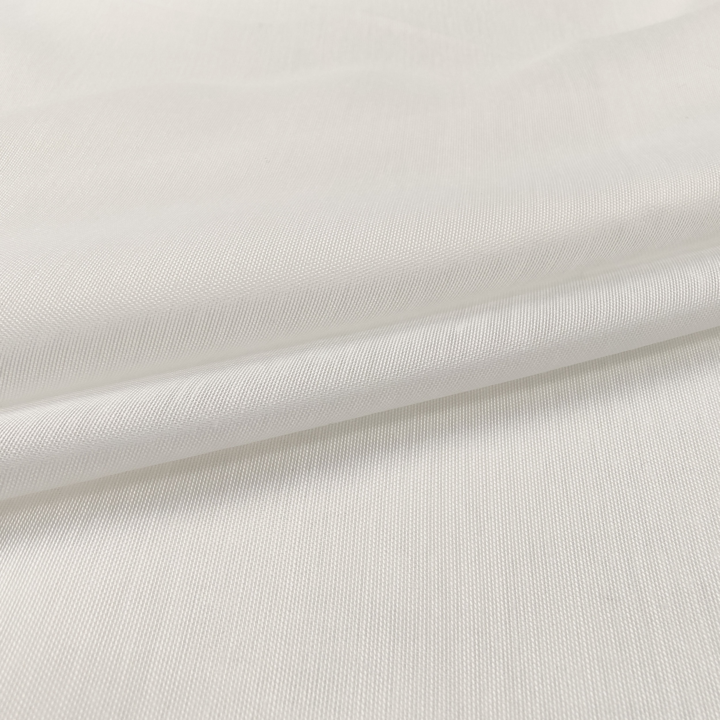 Tissu de rideau effet mousseline naturelle