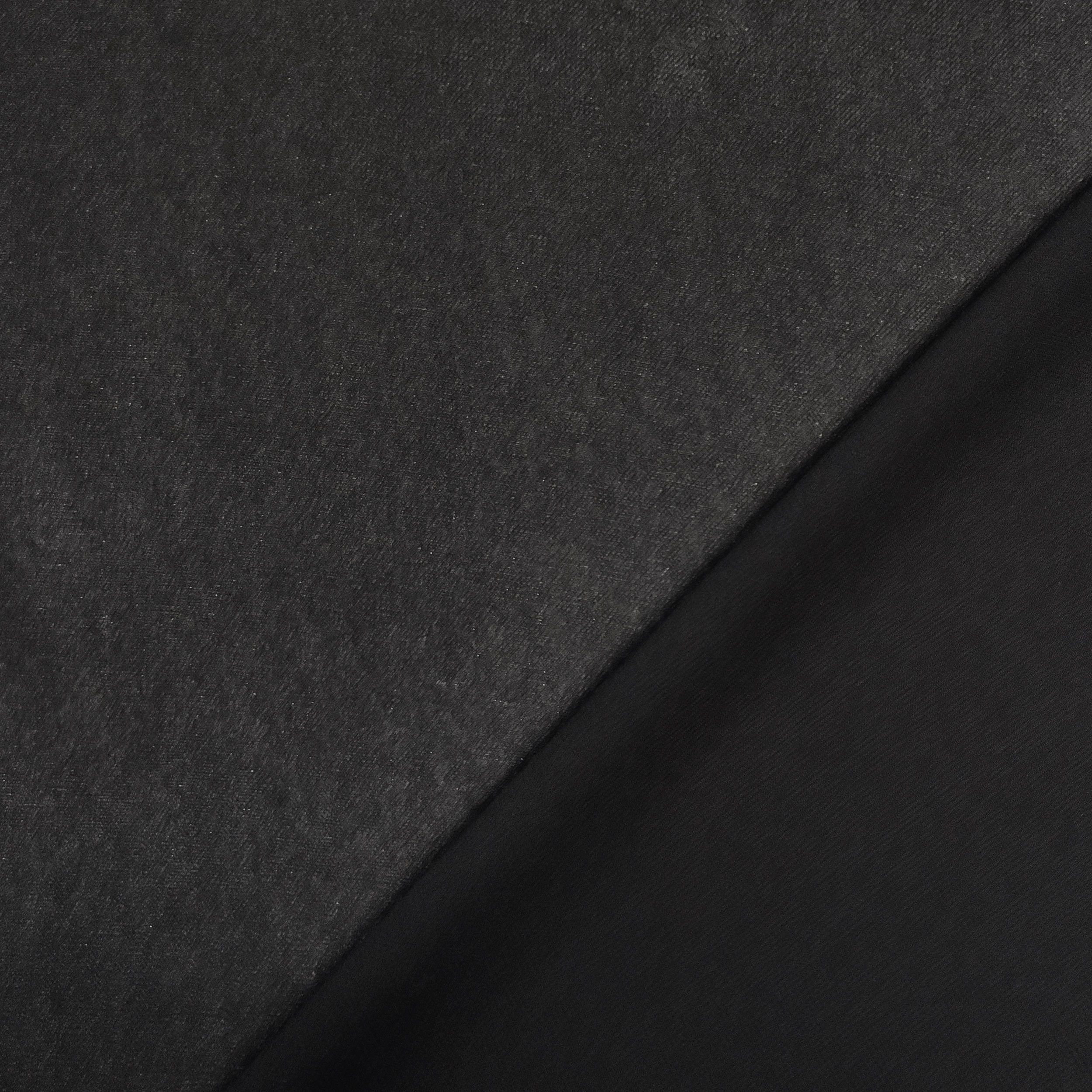 Black Viscose Georgette Fabric Cut-off, 80x130 cm Image