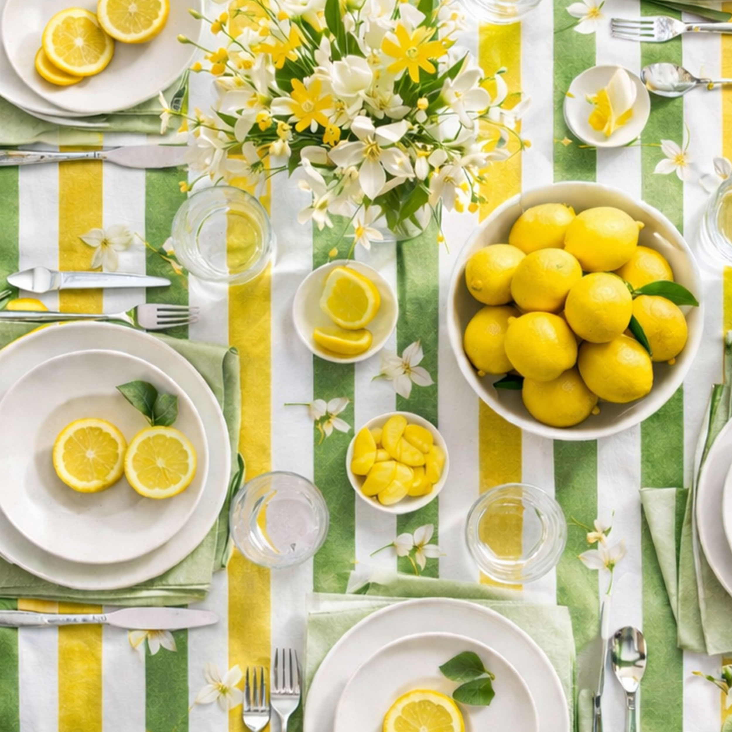Panama Lemons and Summer Stripes Image