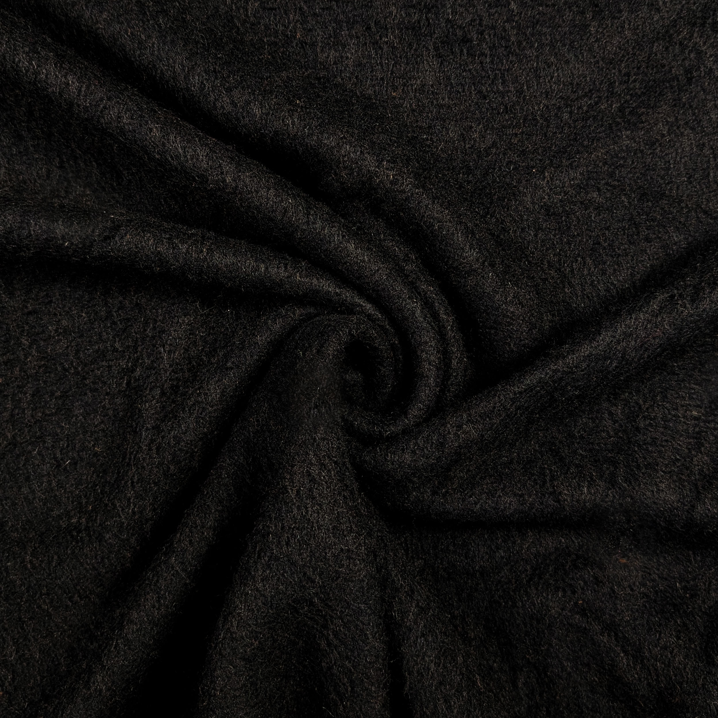 Heavyweight Black Solid Fabric Image