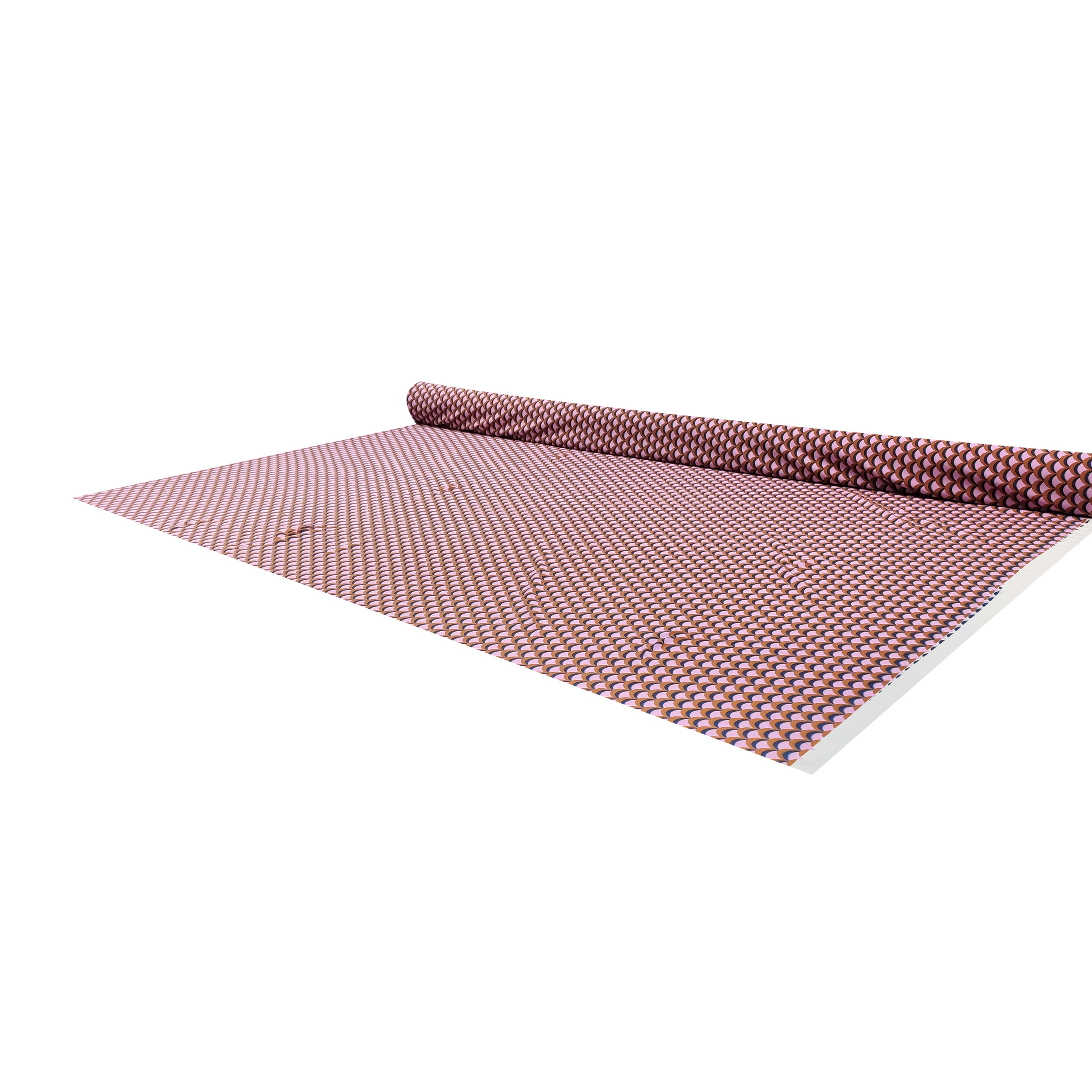 Viscose Silk Jersey Abstract Patterns Pink Brown