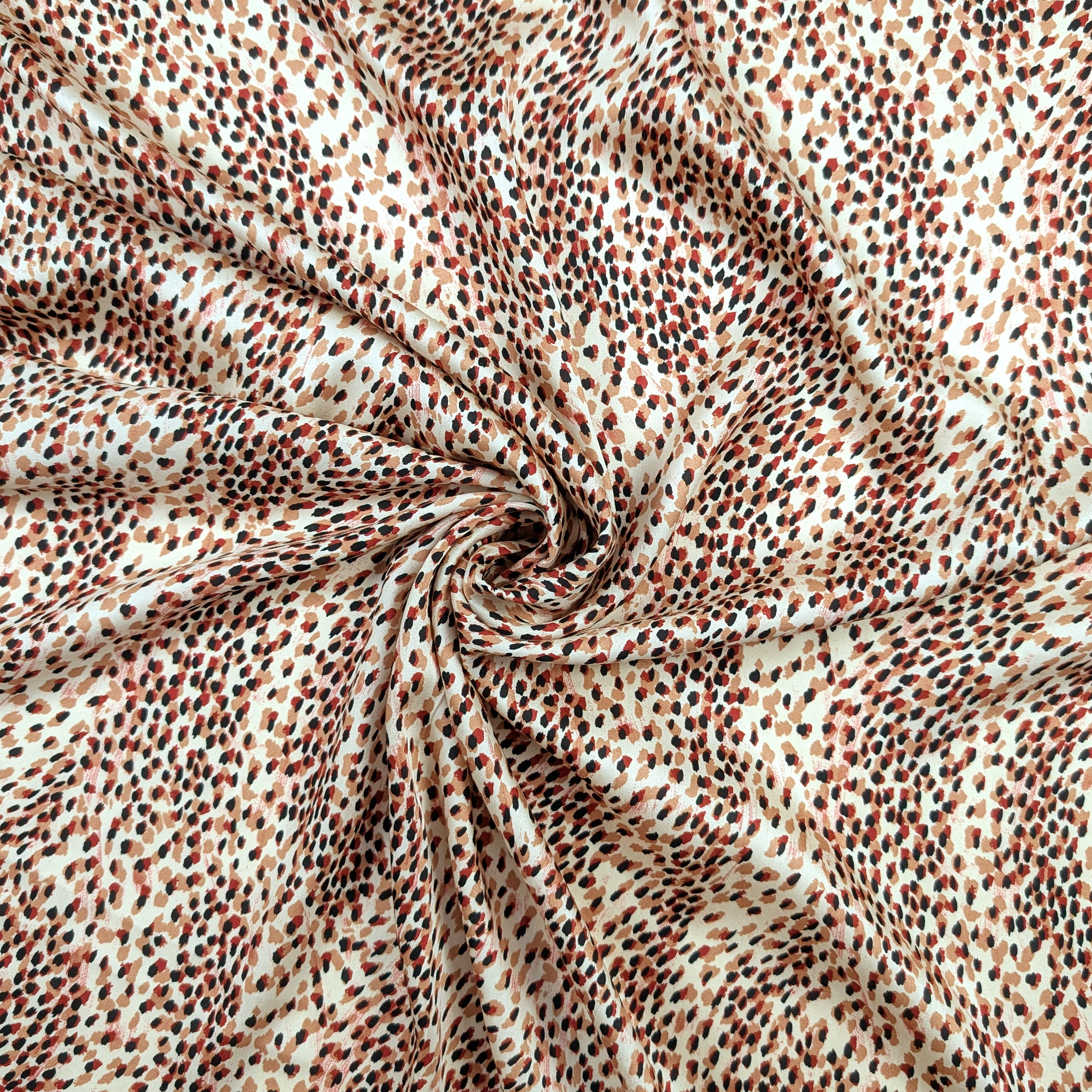 Abstract Maculated Rasatello Red Image