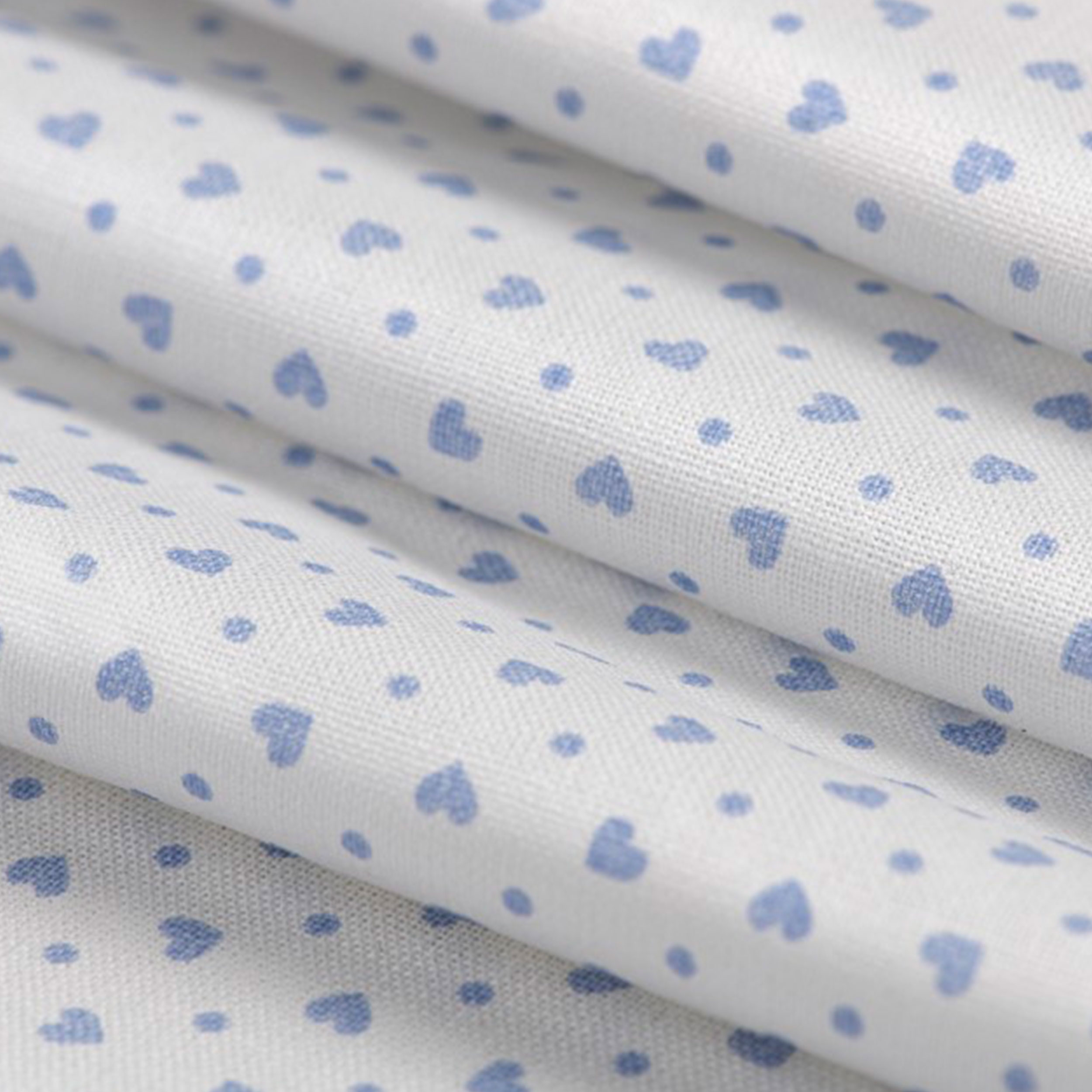 Dressmaking Printed Cotton - Mini Hearts and Dots Image