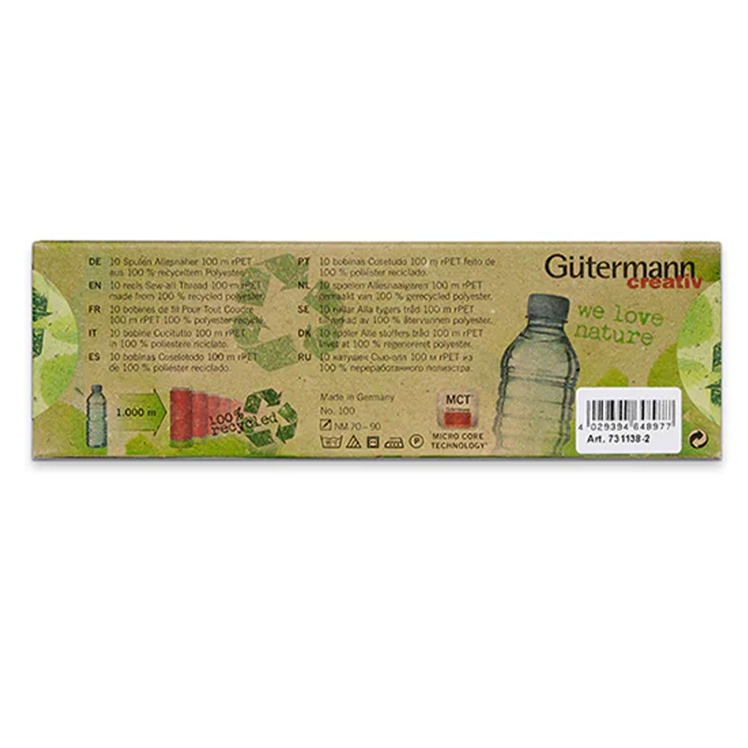 Gutermann Creative Cucitutto rPET 10 Coils Pastel Image