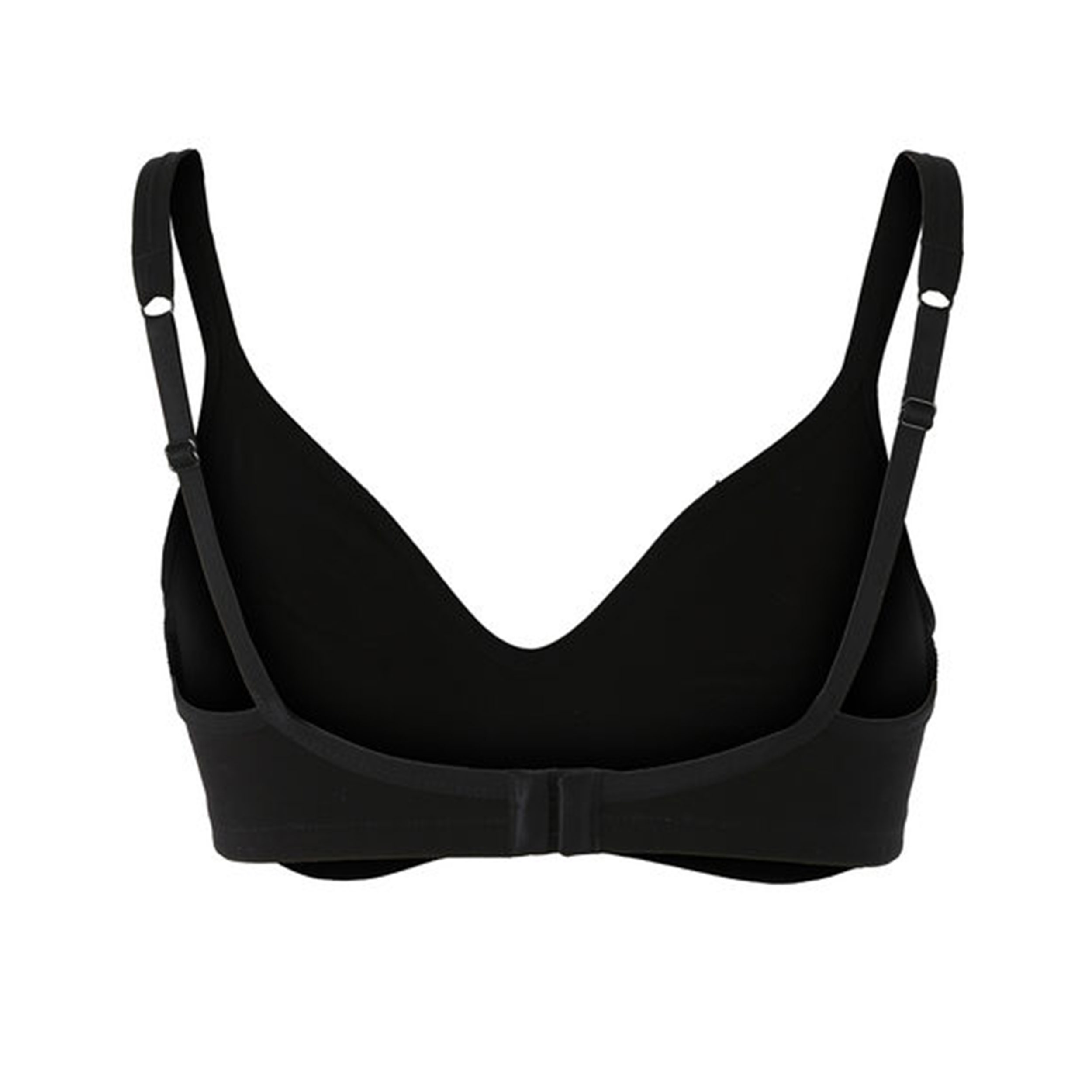 Gios Basic Black Cotton Bra Image
