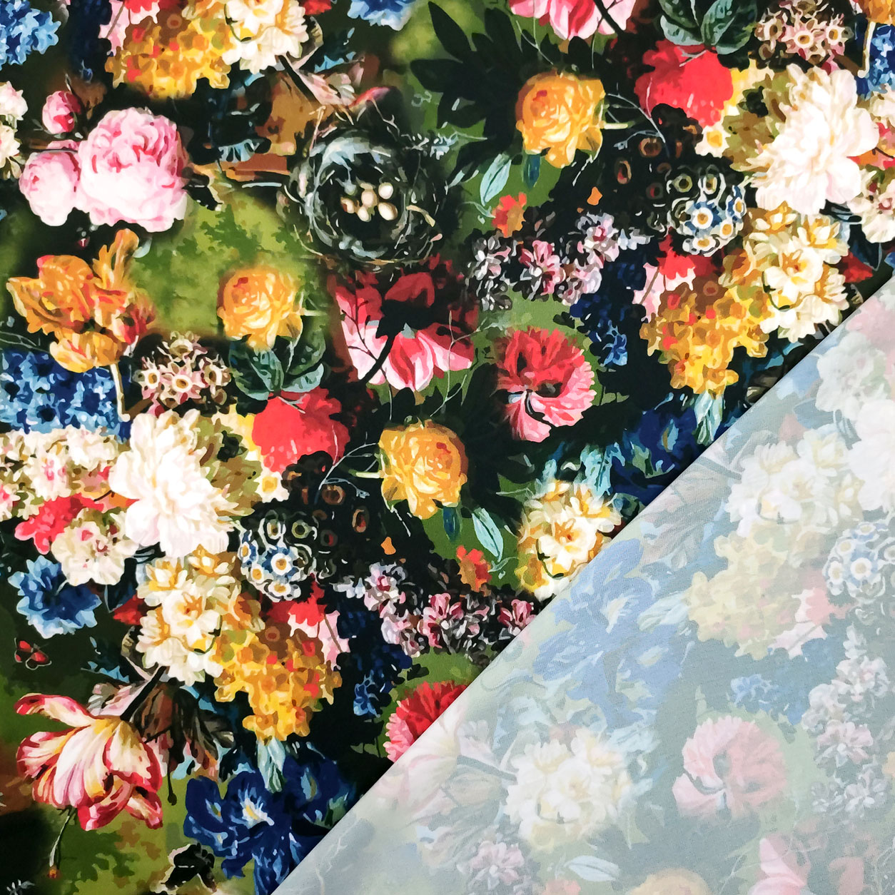 Fleurs sauvages peintes Image