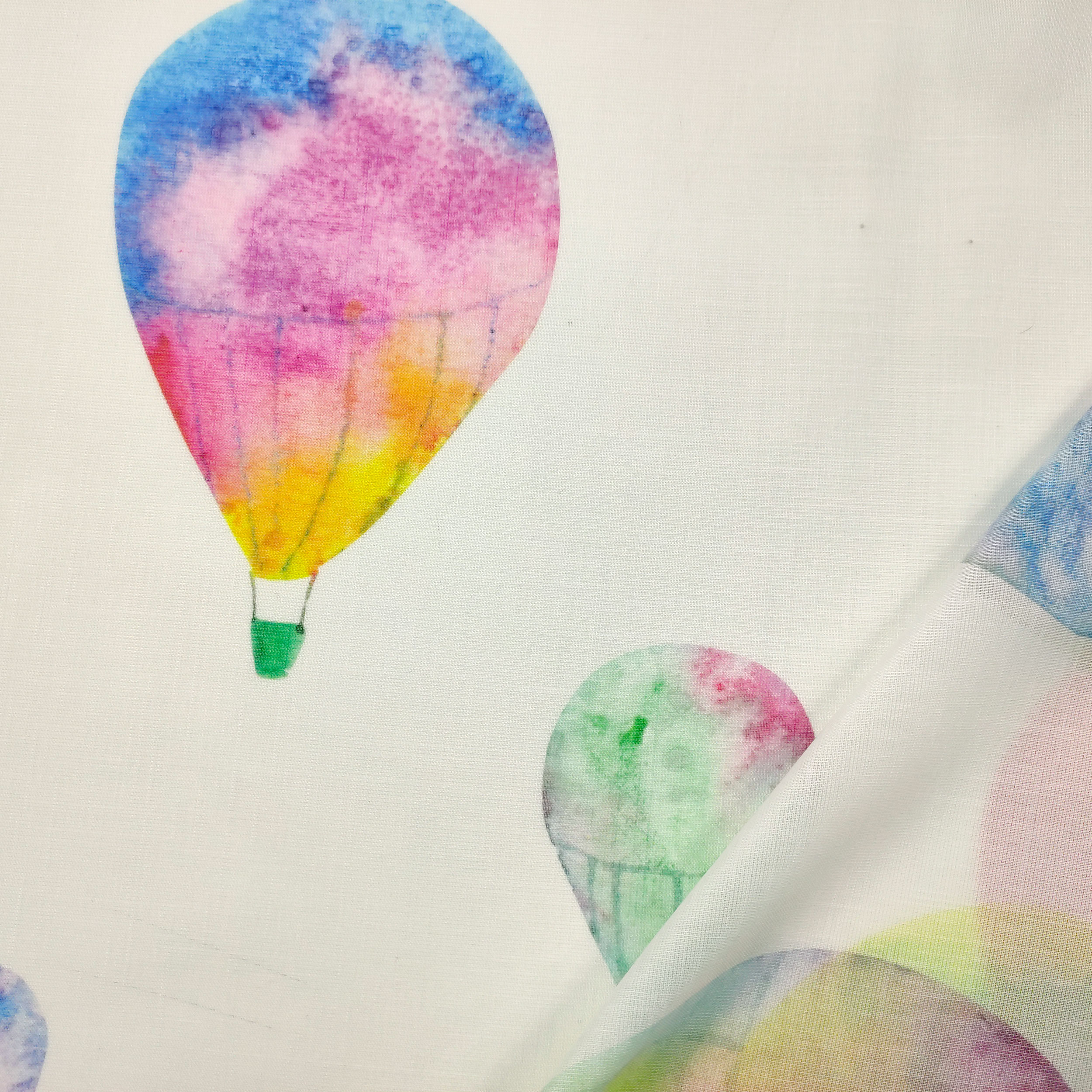 Curtain Fabric Balloon Pattern