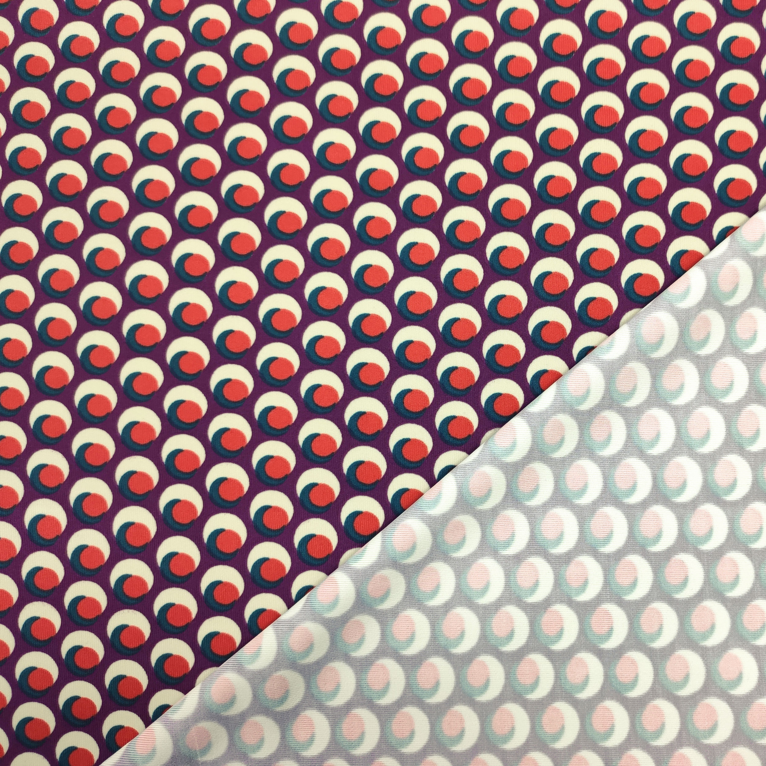 Viscose Silk jersey Abstract Geometric Patterns