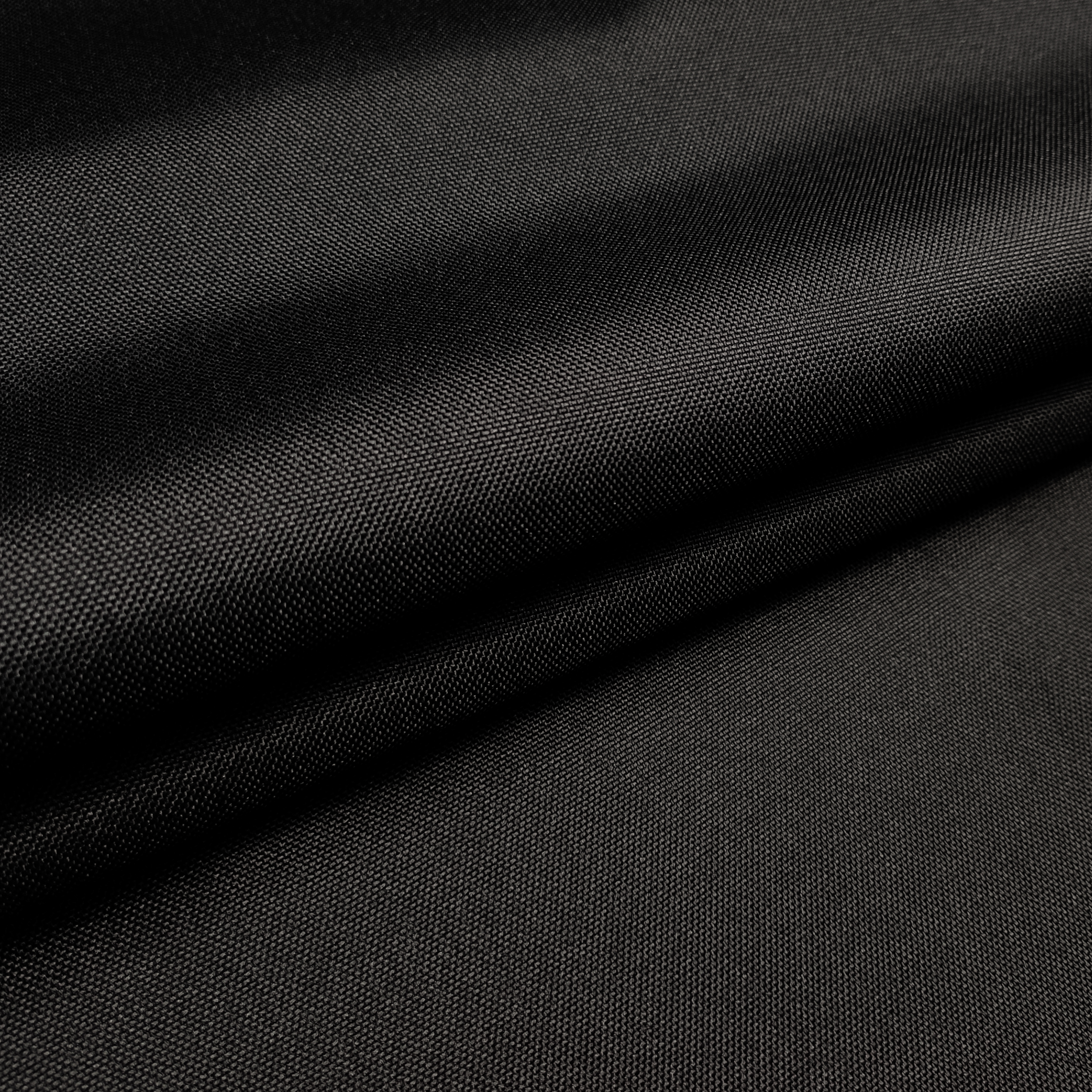 Tissu imperméable pour l'extérieur, noir solide