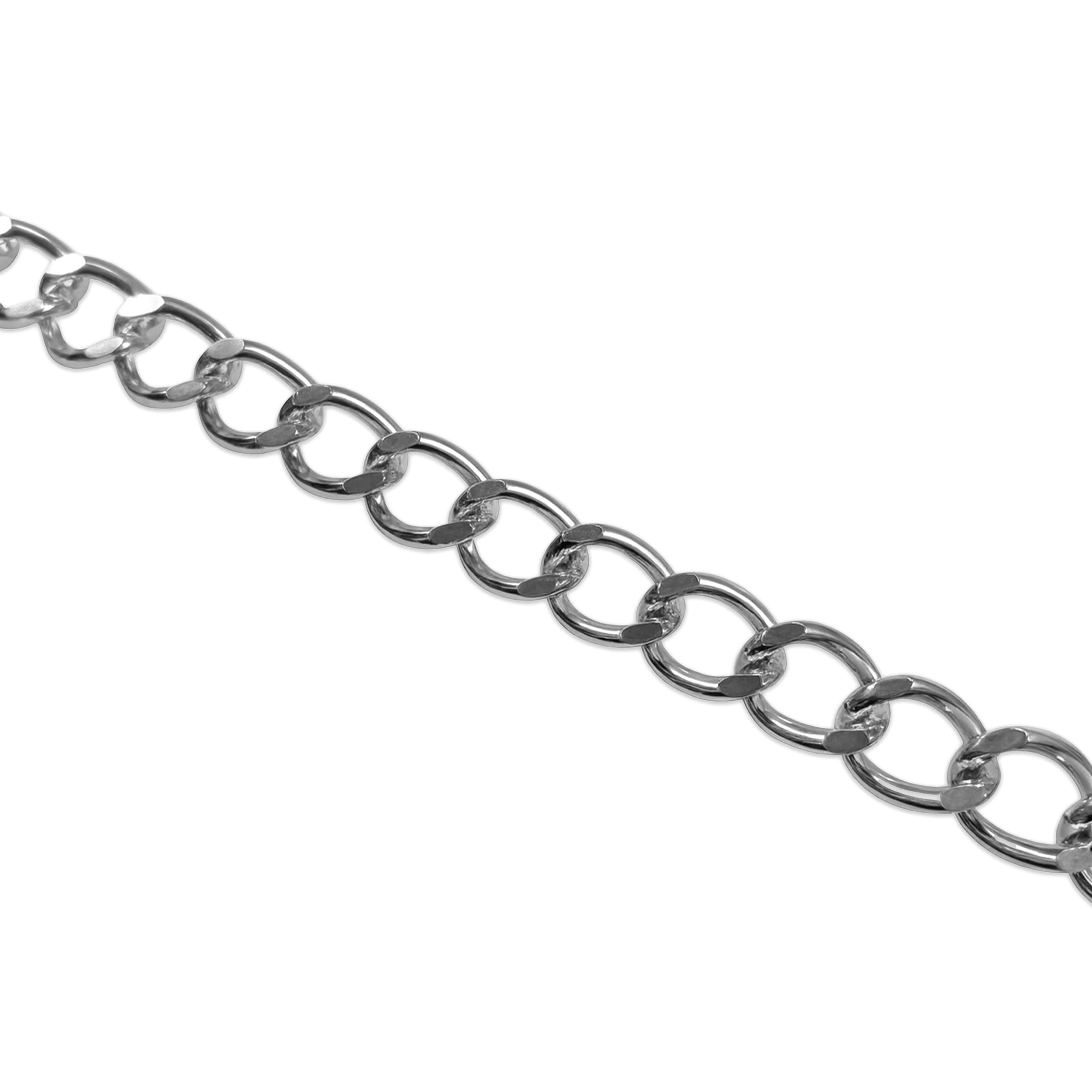 Large Ring Chain Silver Image