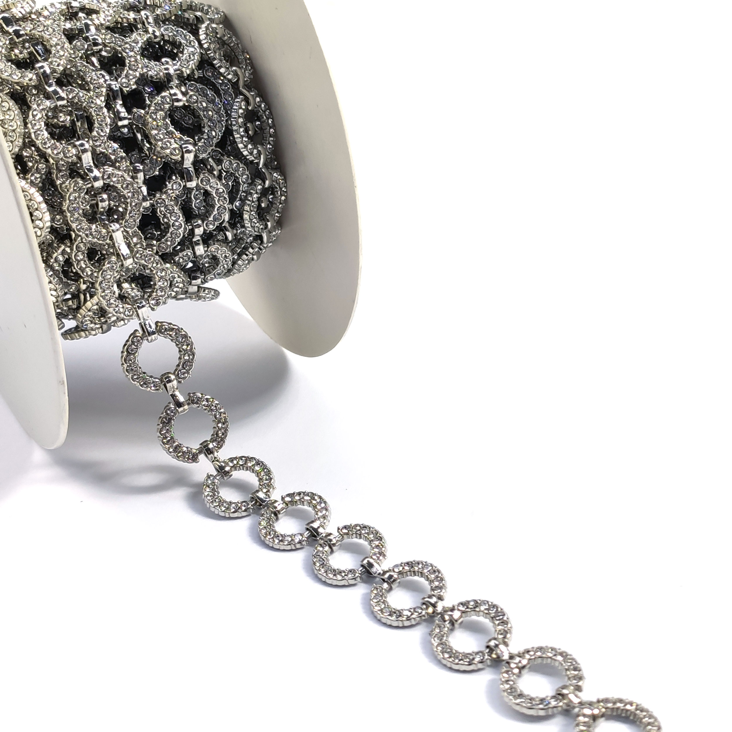 Silver Rhinestone Chain Image