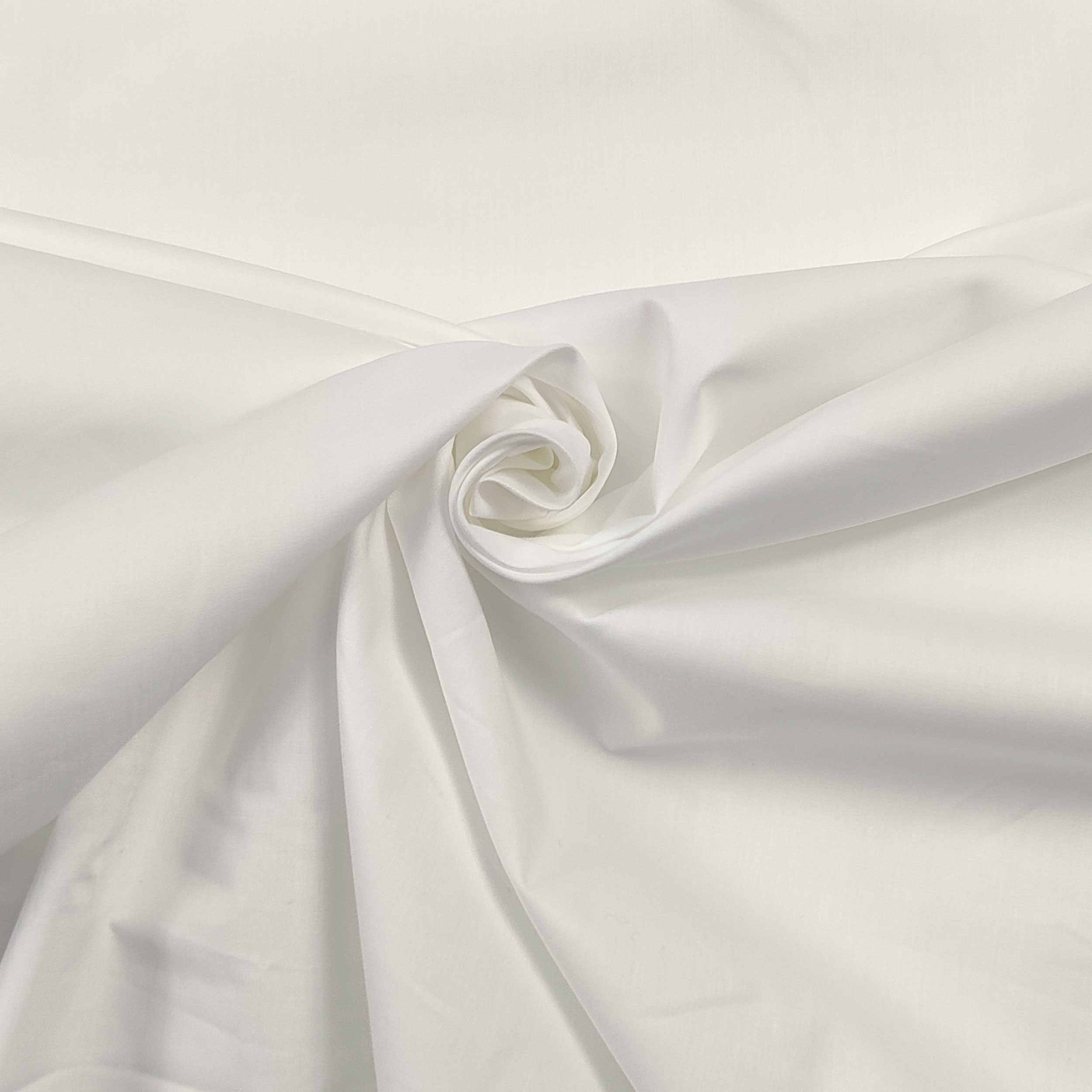 Drap de coton percale blanc Image
