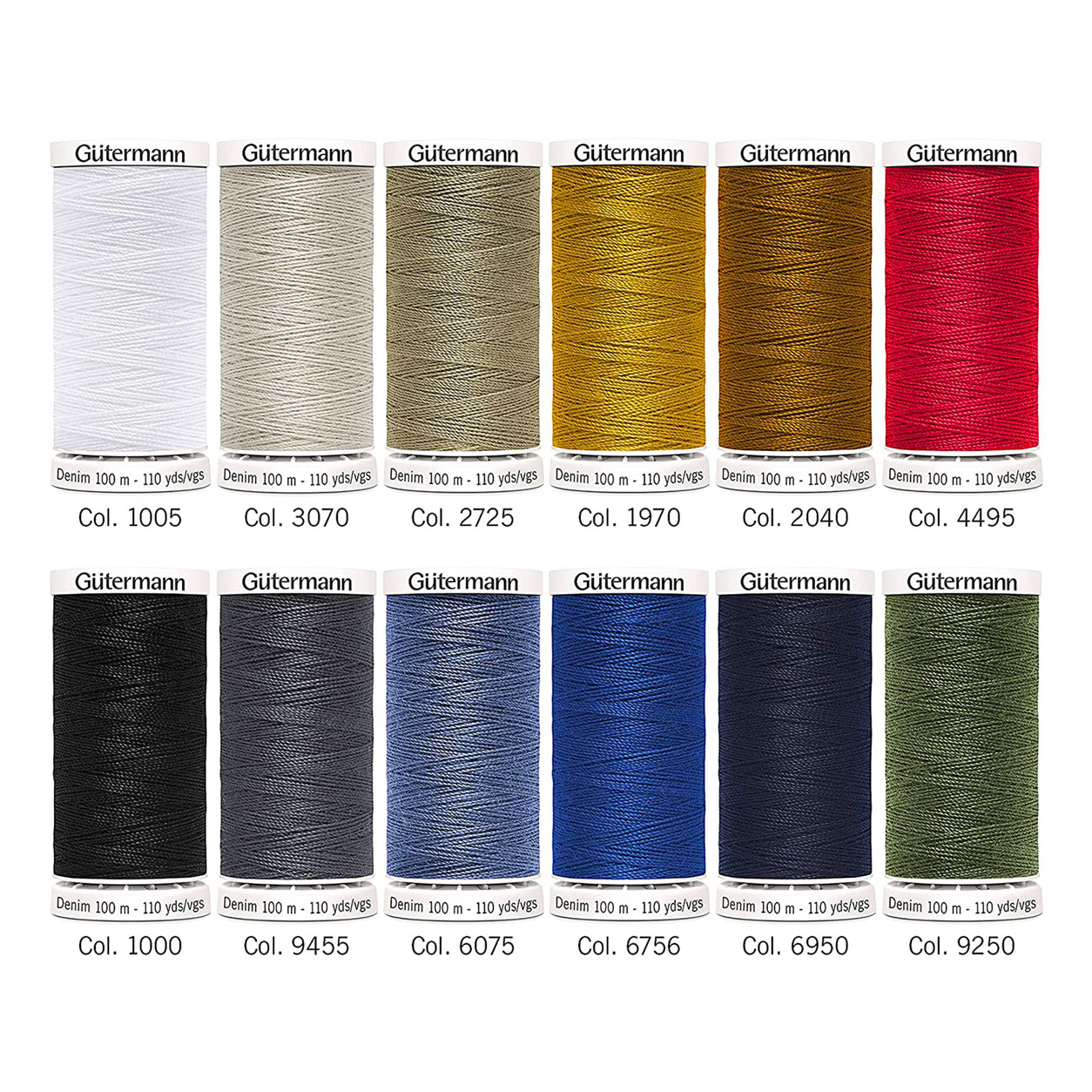Gutermann Hilo Denim 12 Bobinas