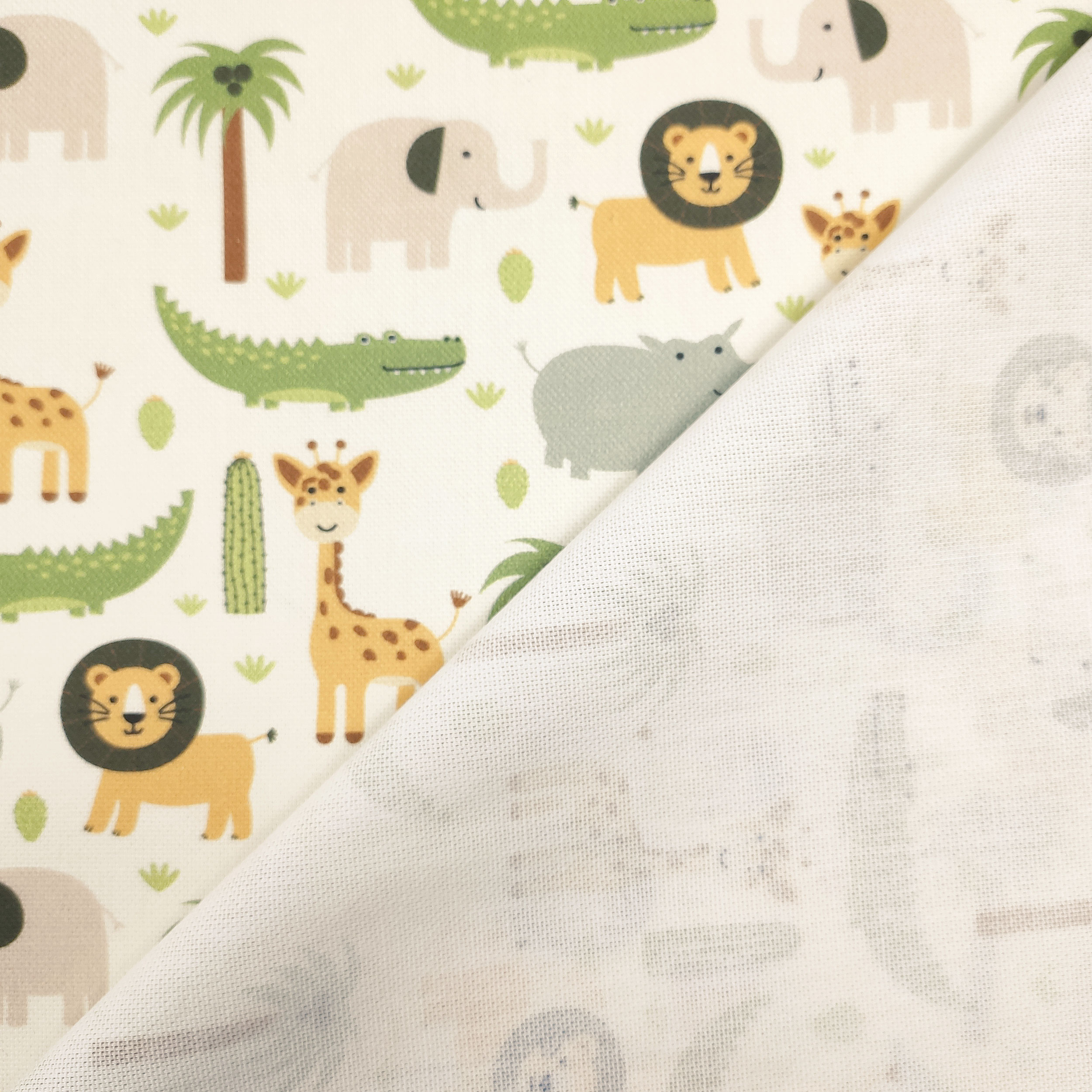 Tissu de coton Ameublement Savannah Animaux