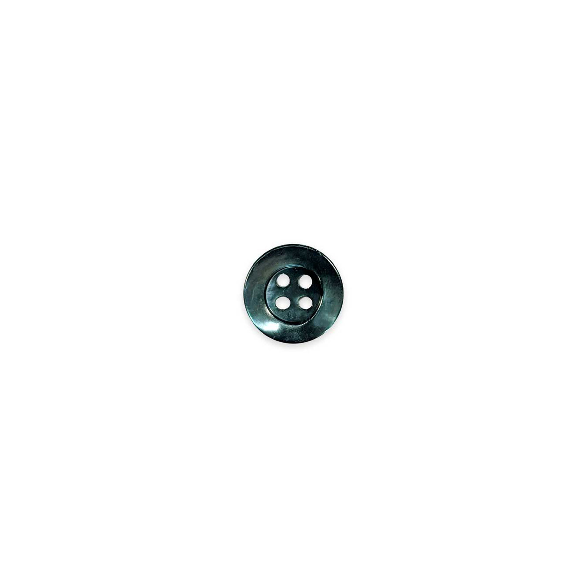 Mother-of-pearl button 4 holes Petroleum Image