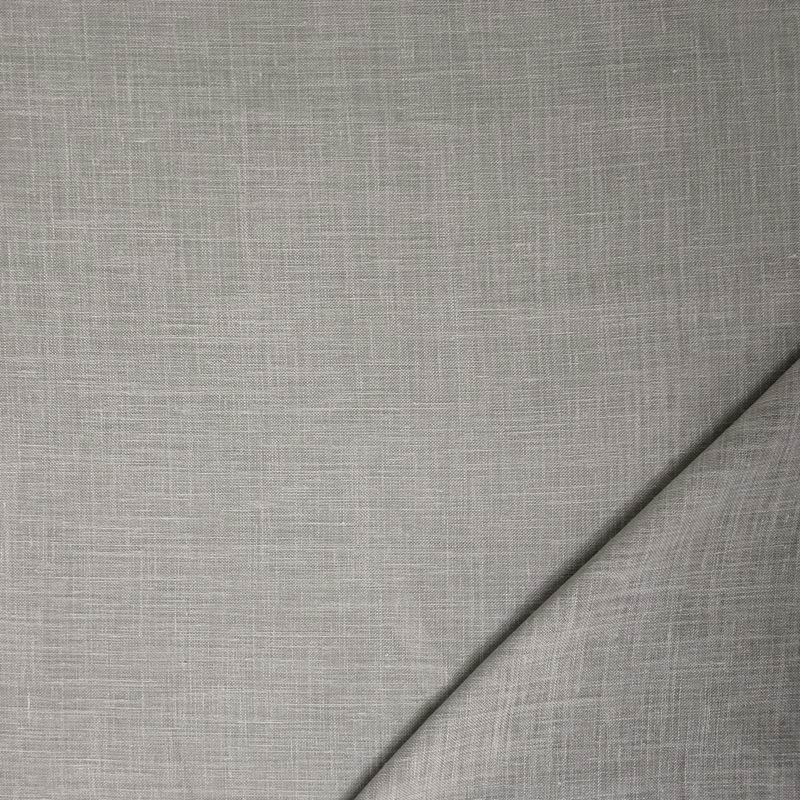 Rideau en lin mélangé gris moyen 105x320 cm Image