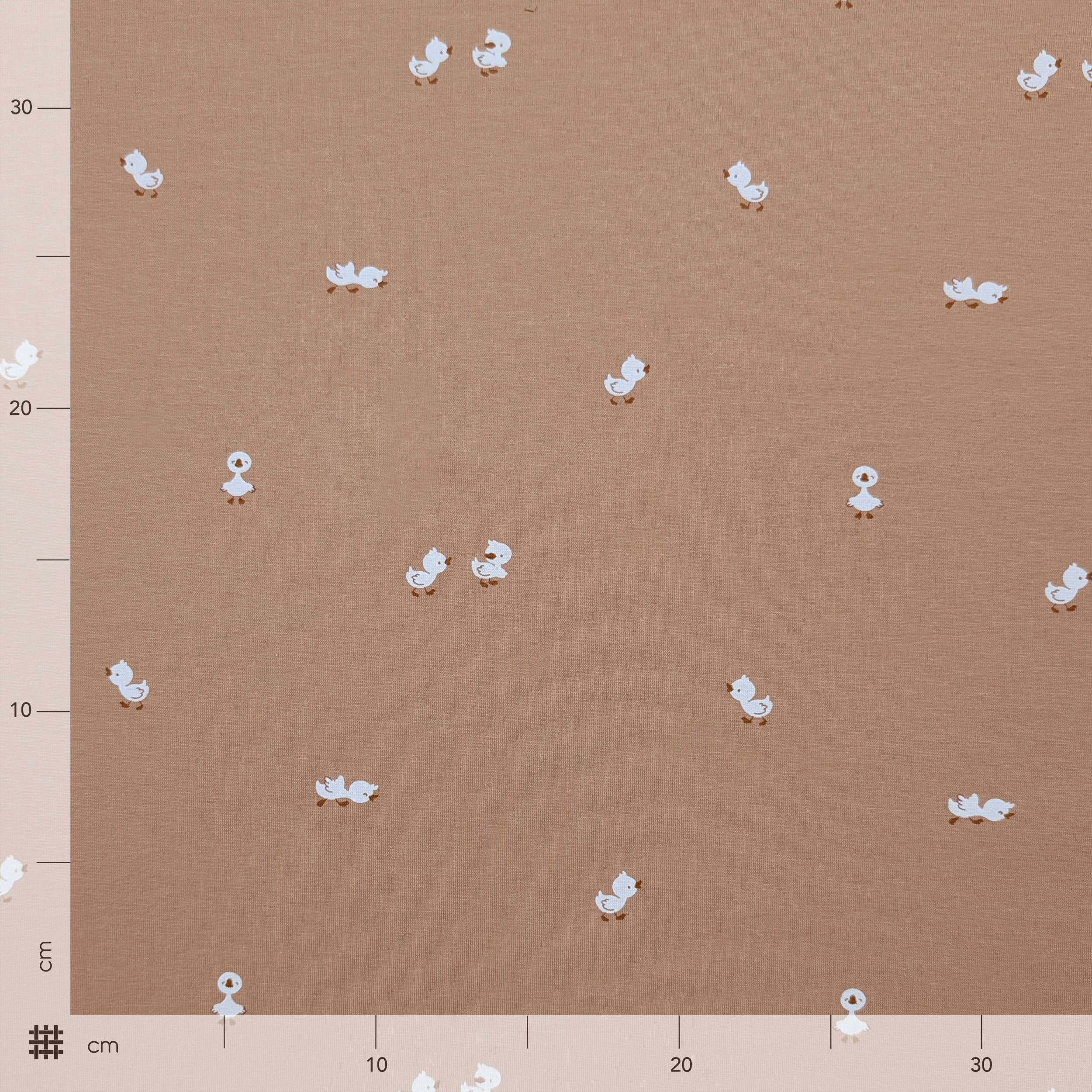 Cotton Jersey with Donald Duck Pattern Image