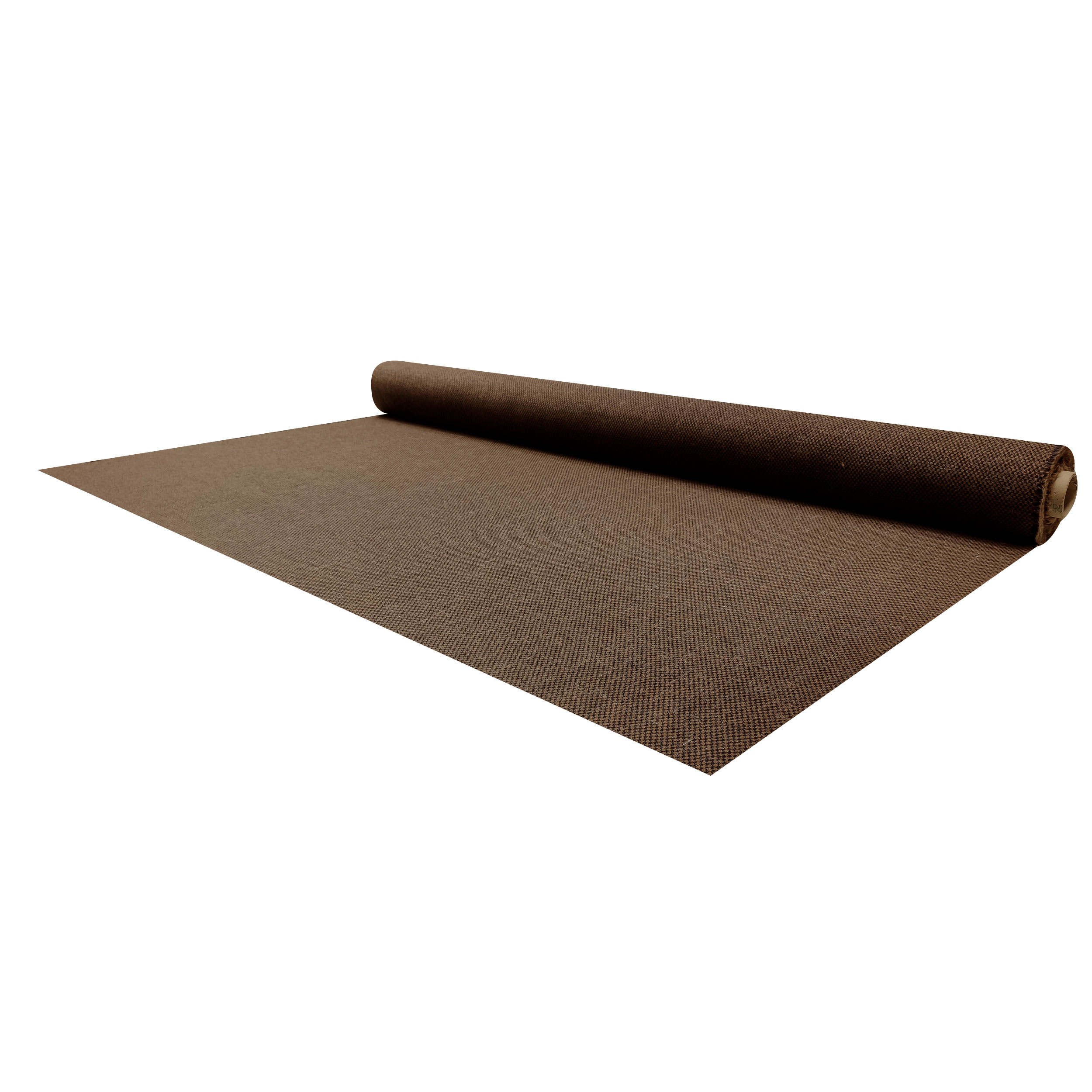 Tissu de coton mélangé à carreaux camel