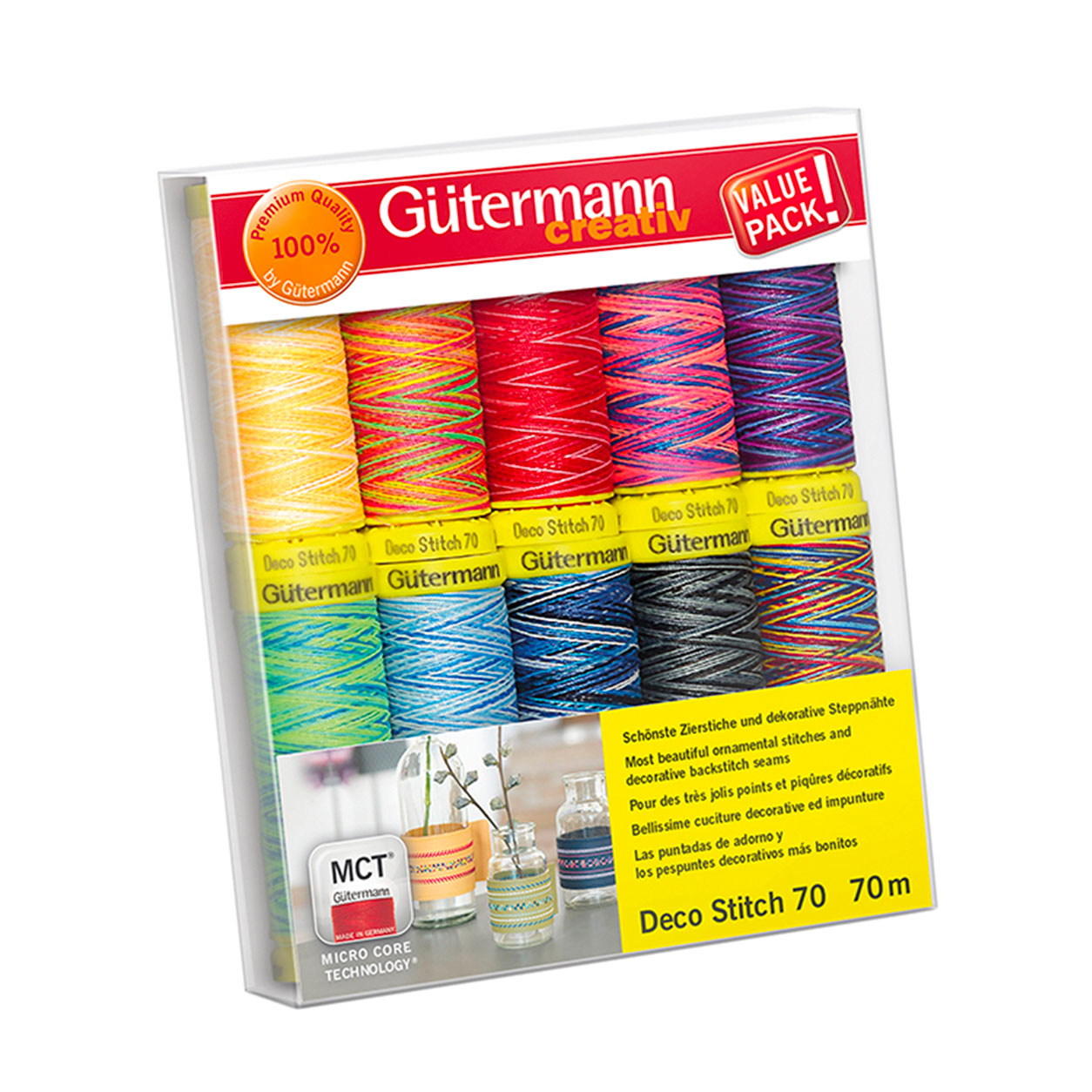 Gutermann Puntada Deco 10 Bobinas Multicolor