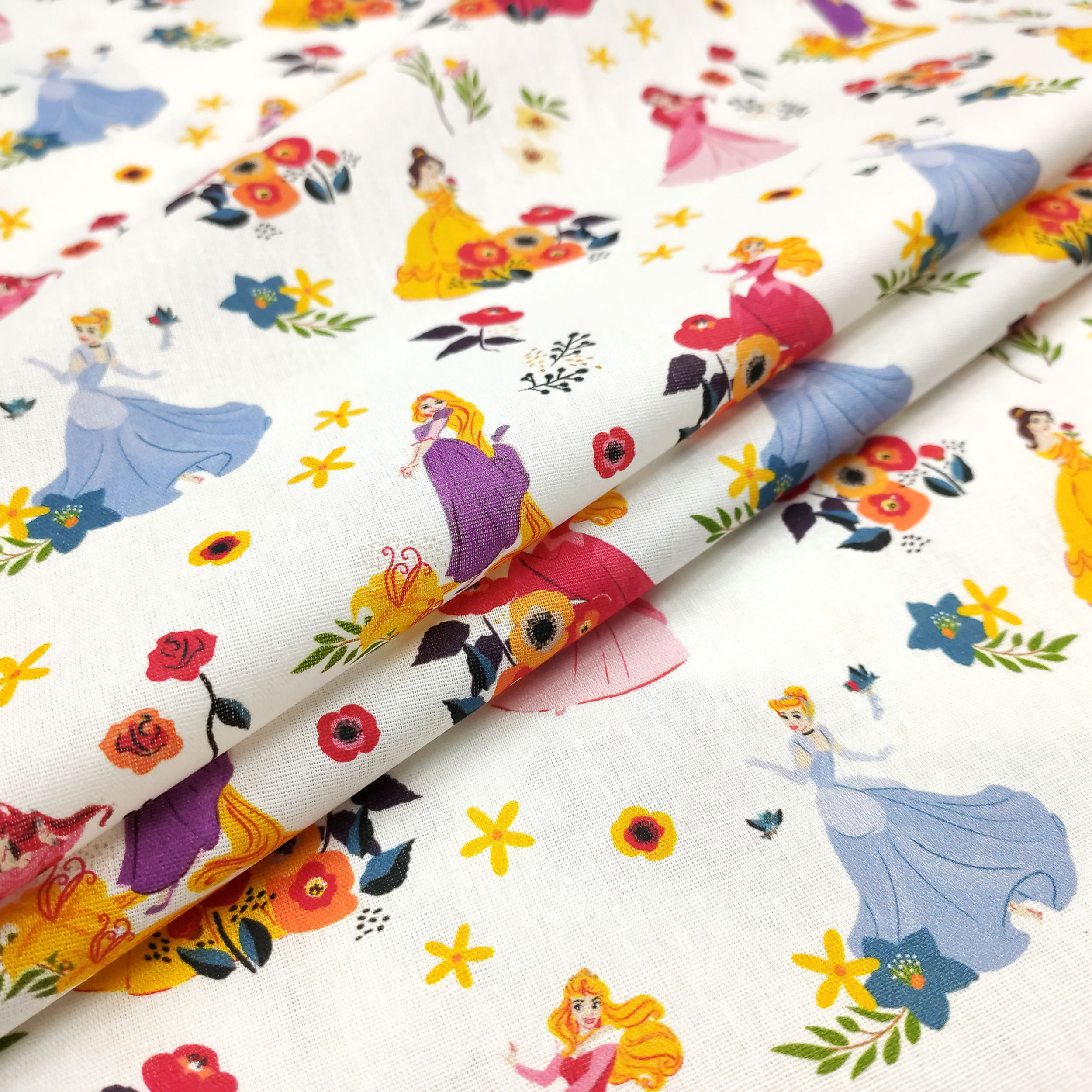 100% Cotton Disney Princess Fabric