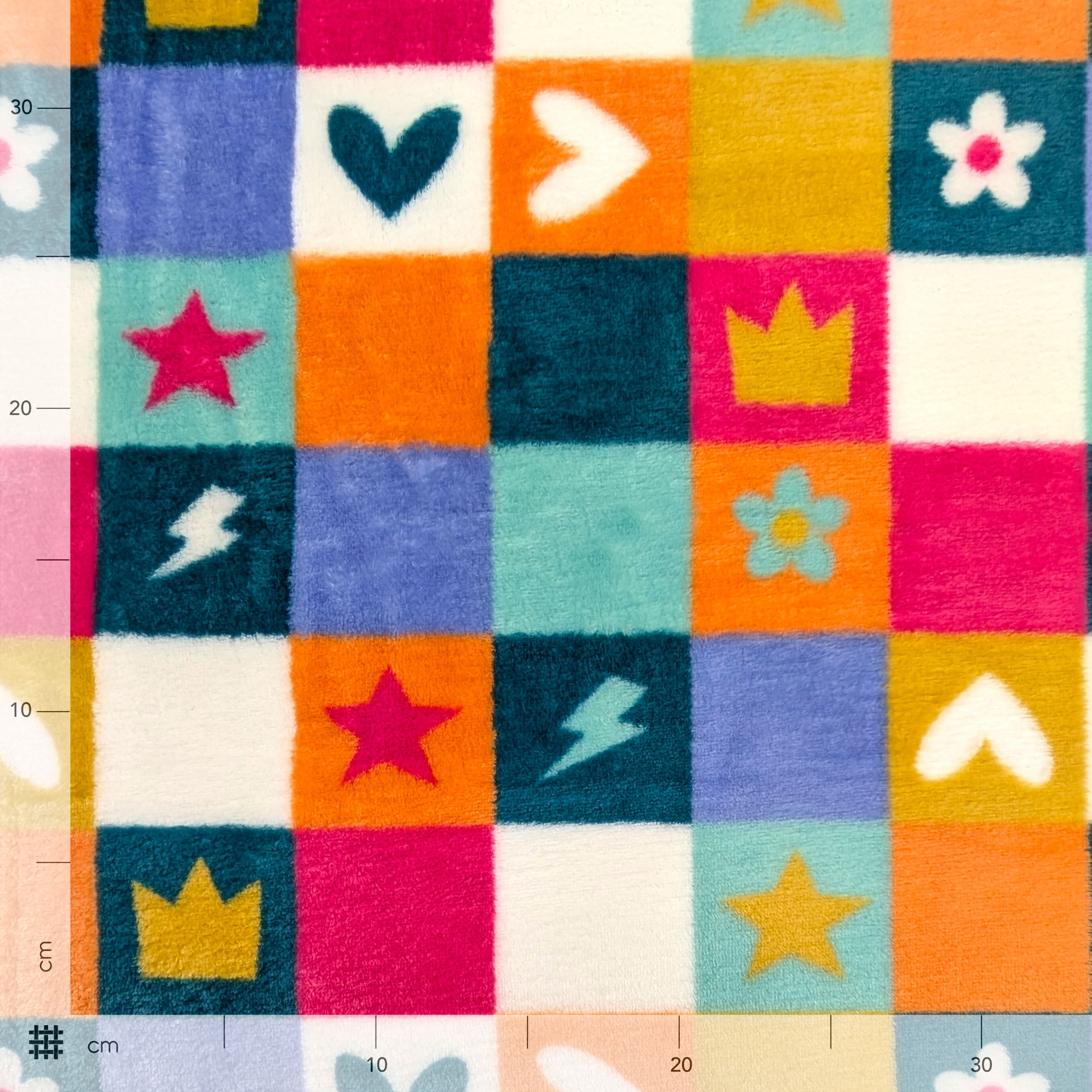 Cashmere Checkered Hand Fleece Image