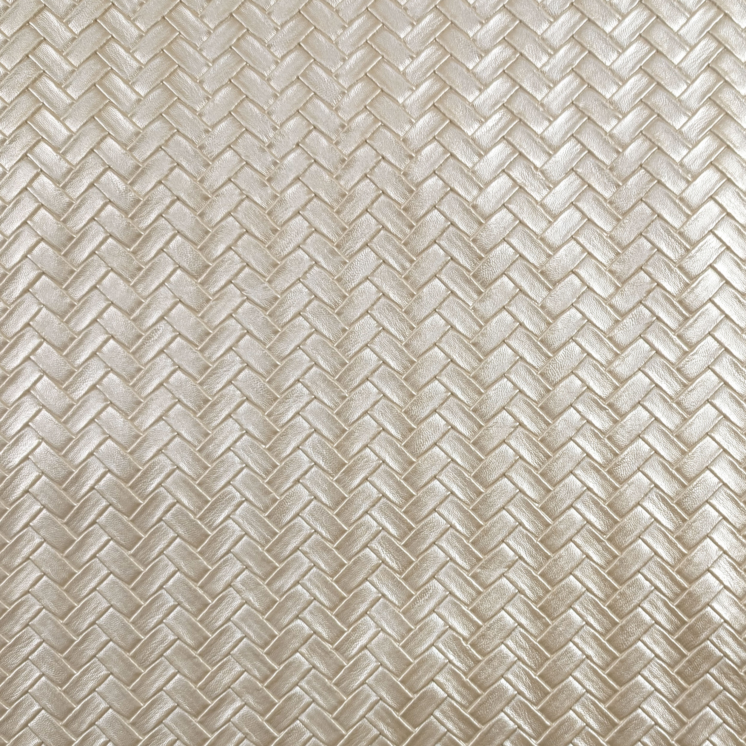 Upholstery Woven Faux Leather - Black Image