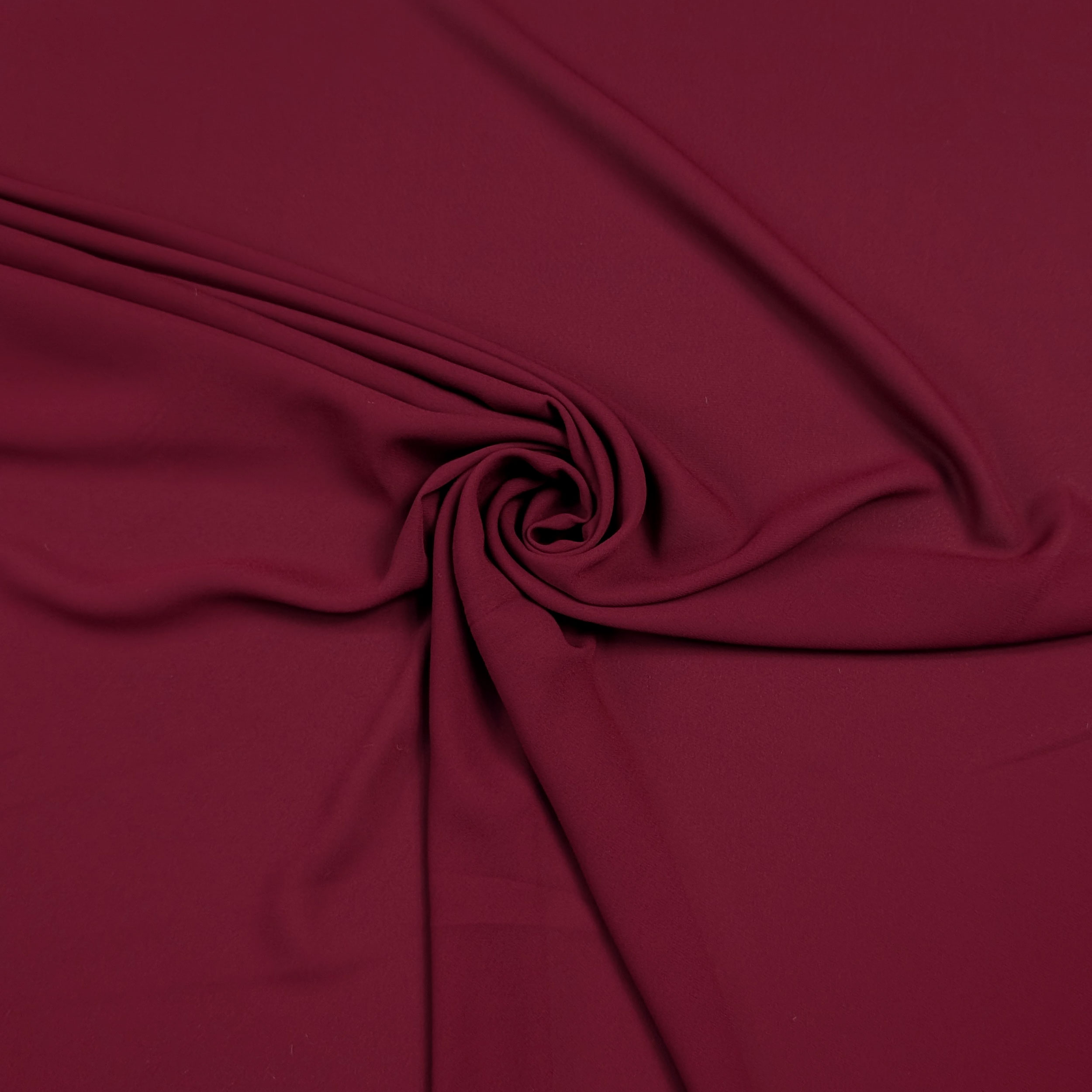 Georgette Solid Colour Bordeaux Image