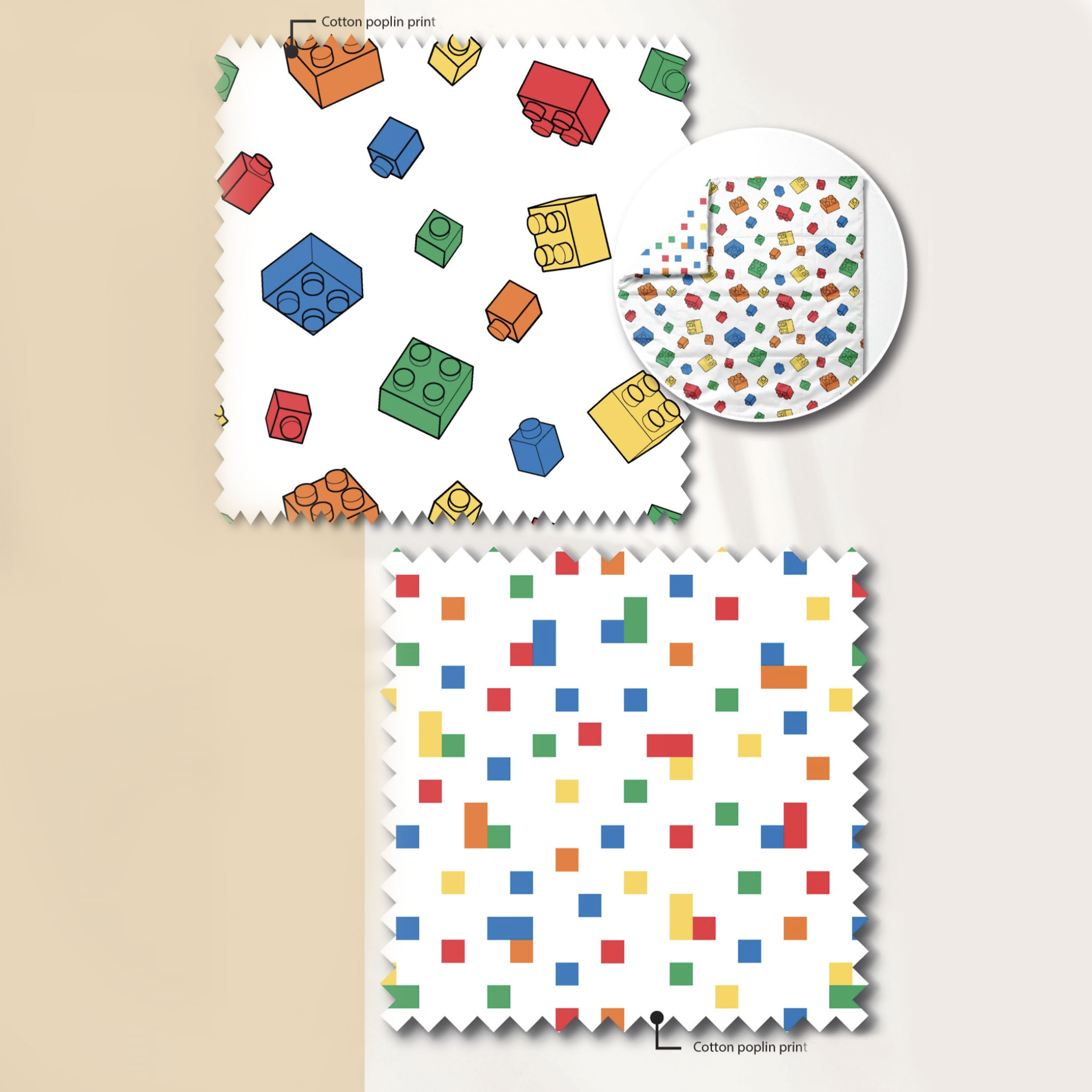 Poplin Cotton Brick Coloureds Image