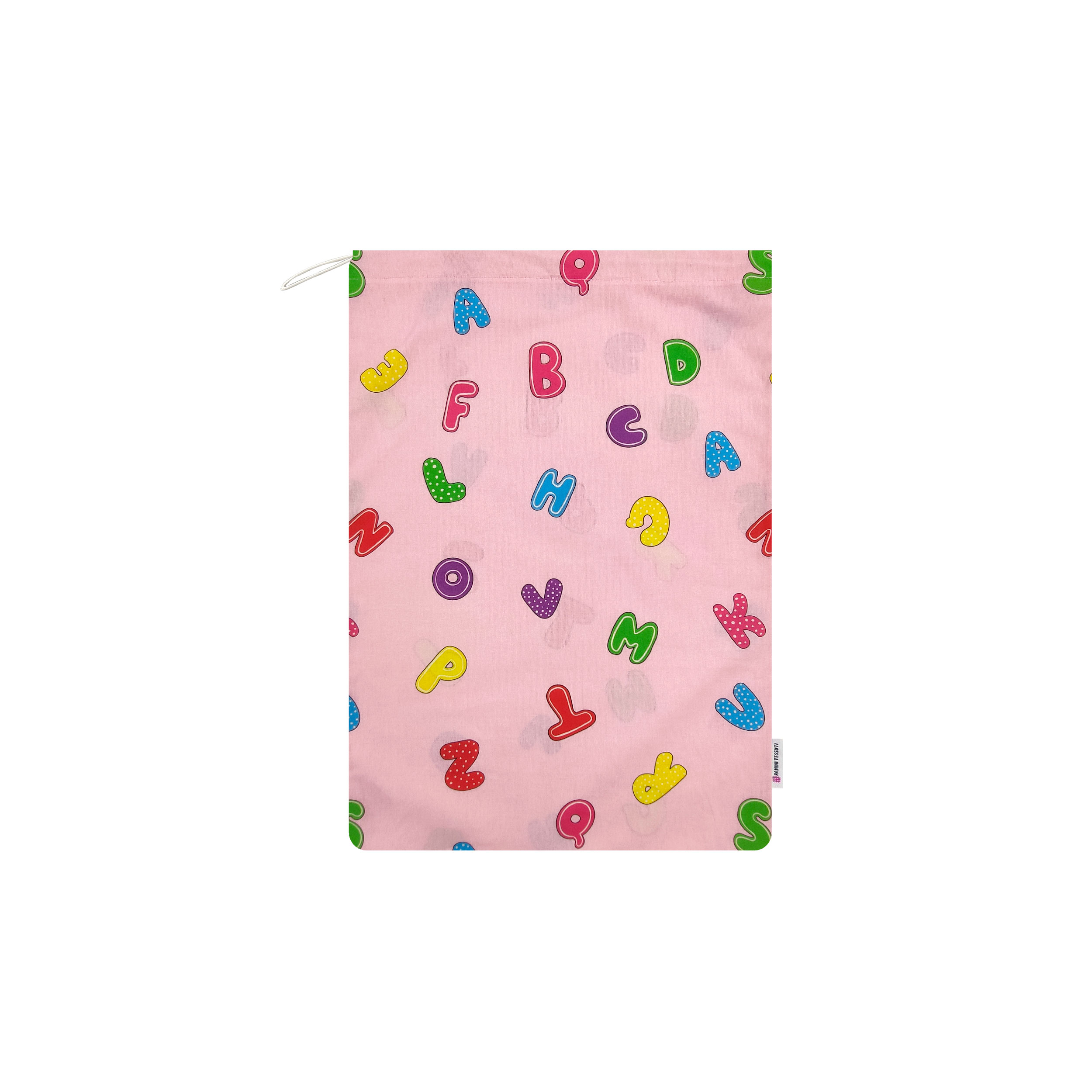  Sac à langer Kindergarten Alphabet Pink Background