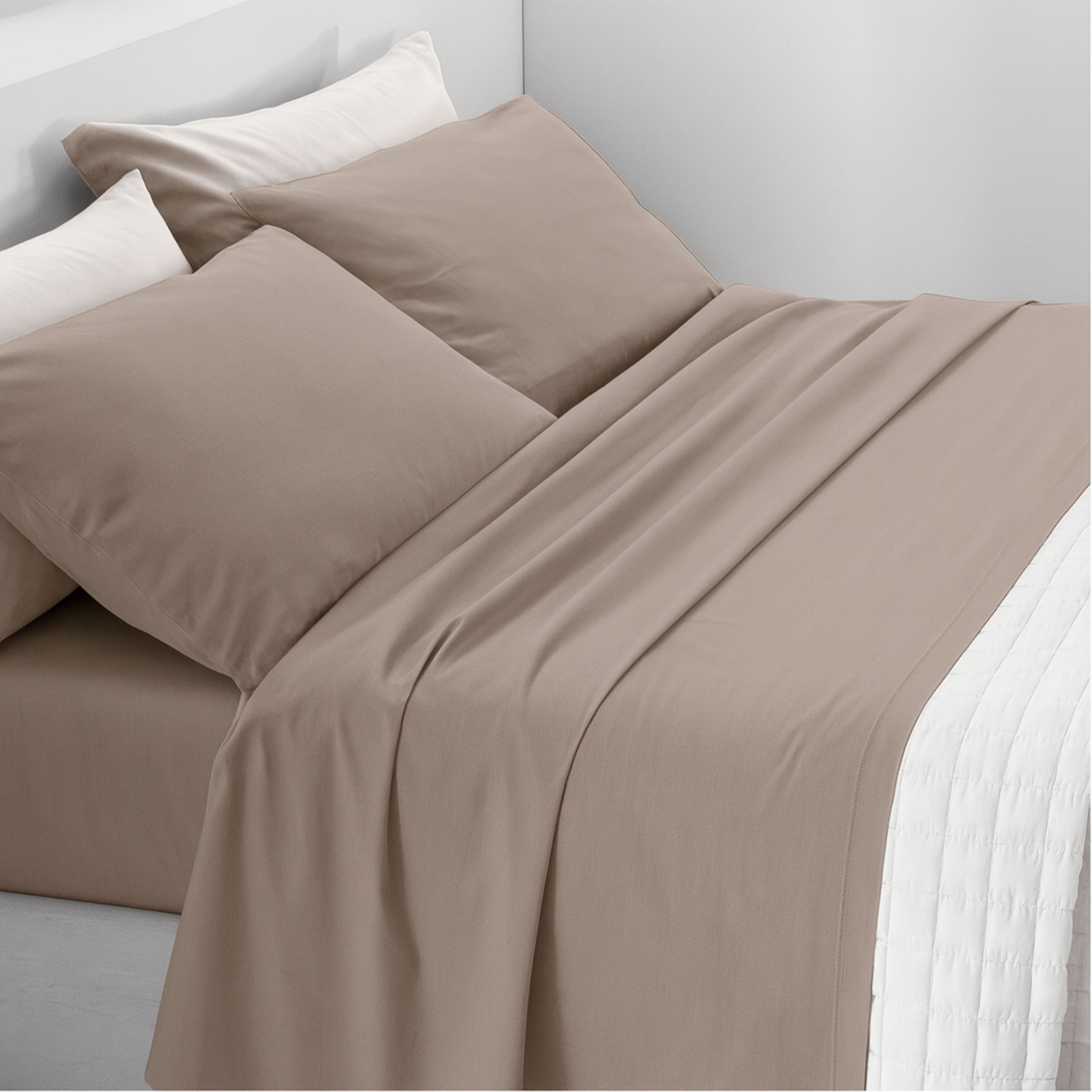 Tortora Bettlaken-Set Doppelbett Image