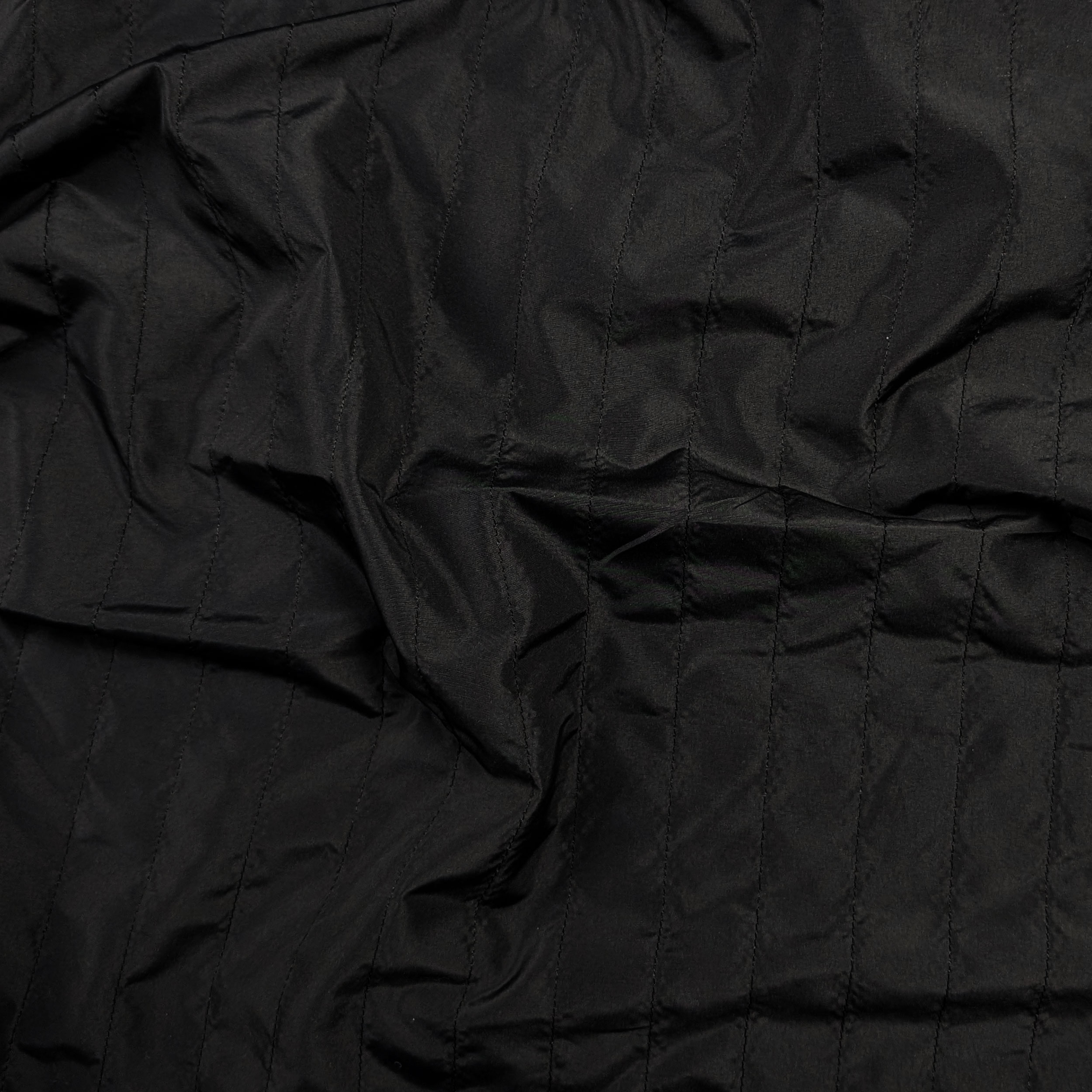Black Quilt Cover with Wadding on the Back Image