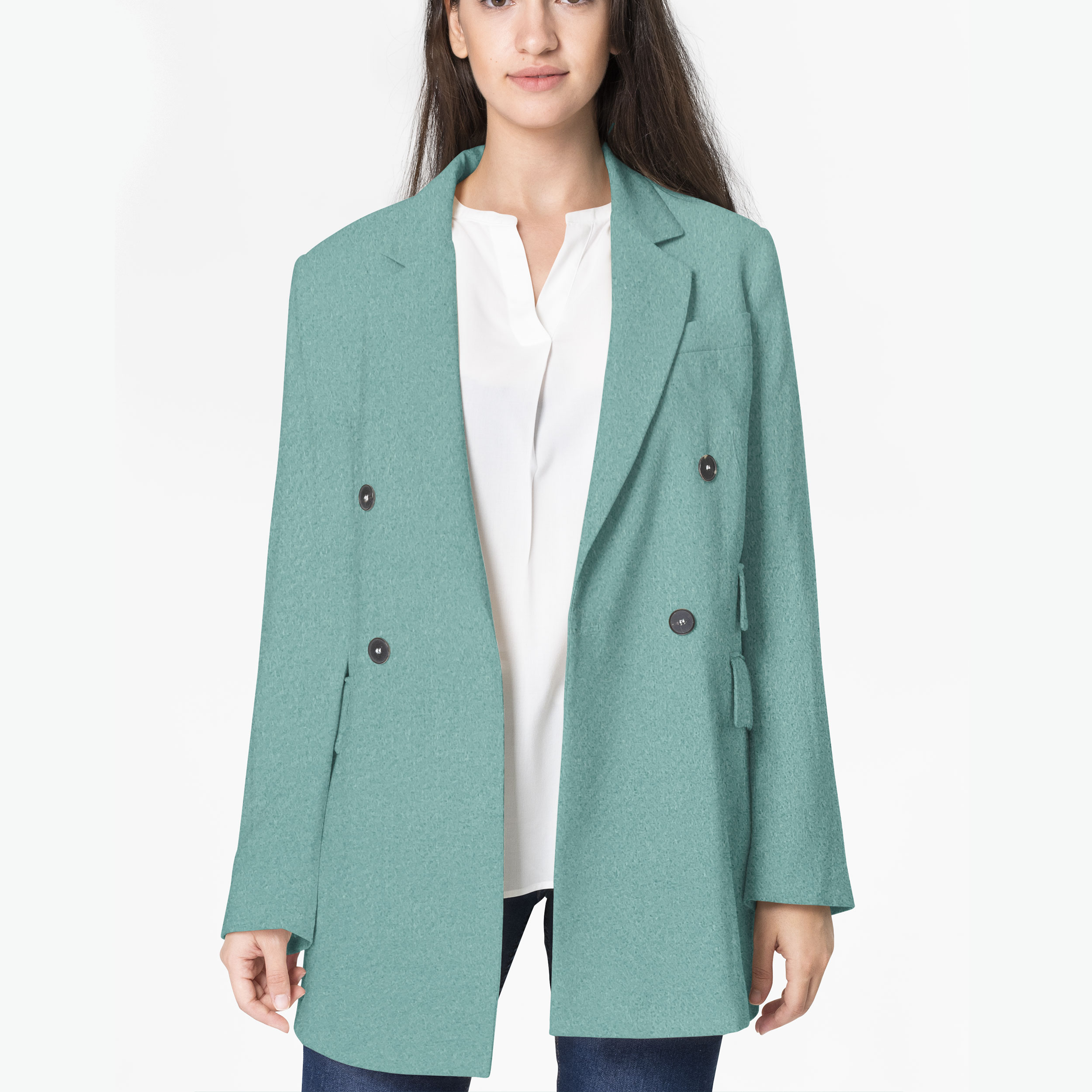 Manteau d'hiver stretch Aqua Solid Colour