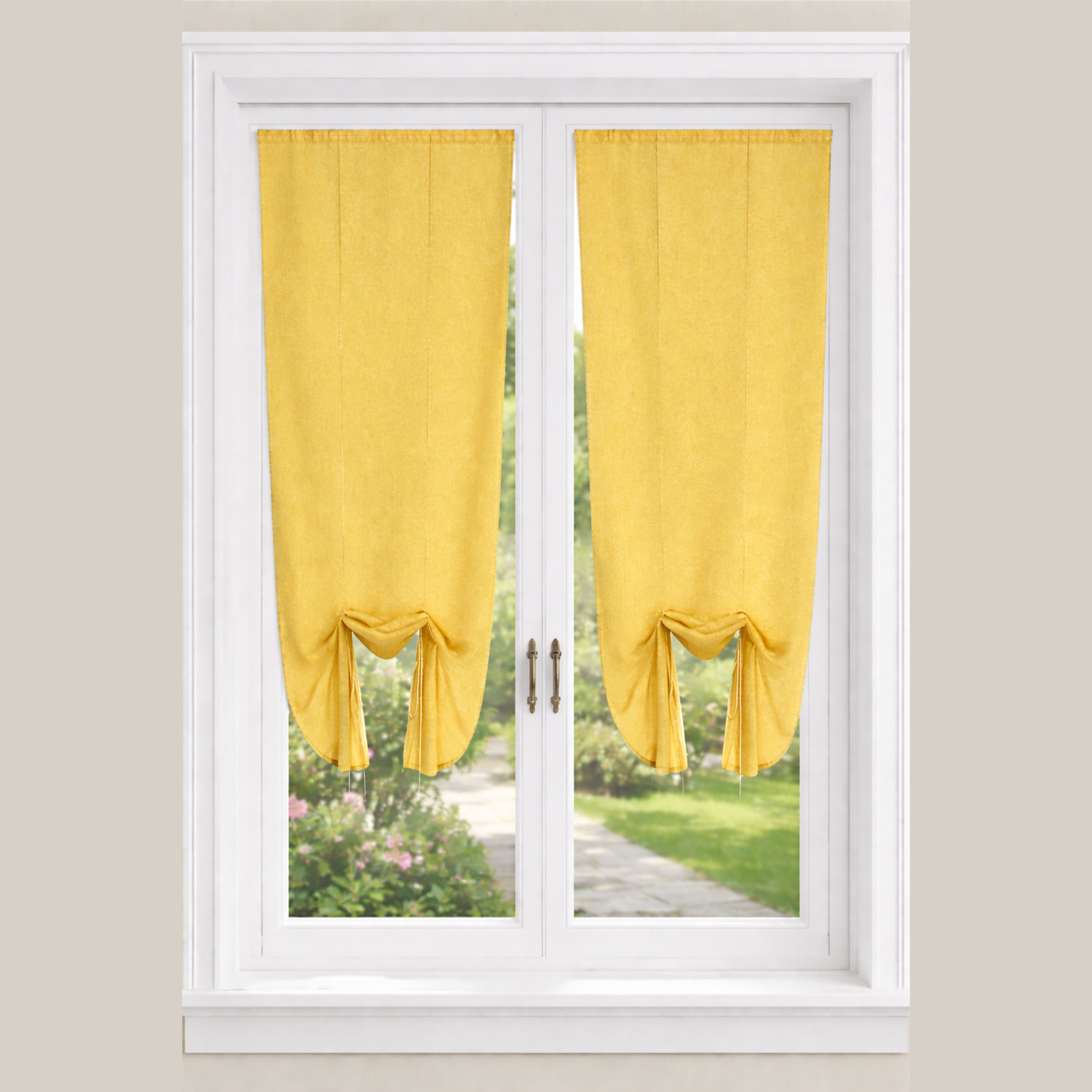 Hogan Packaged Curtain Yellow Image