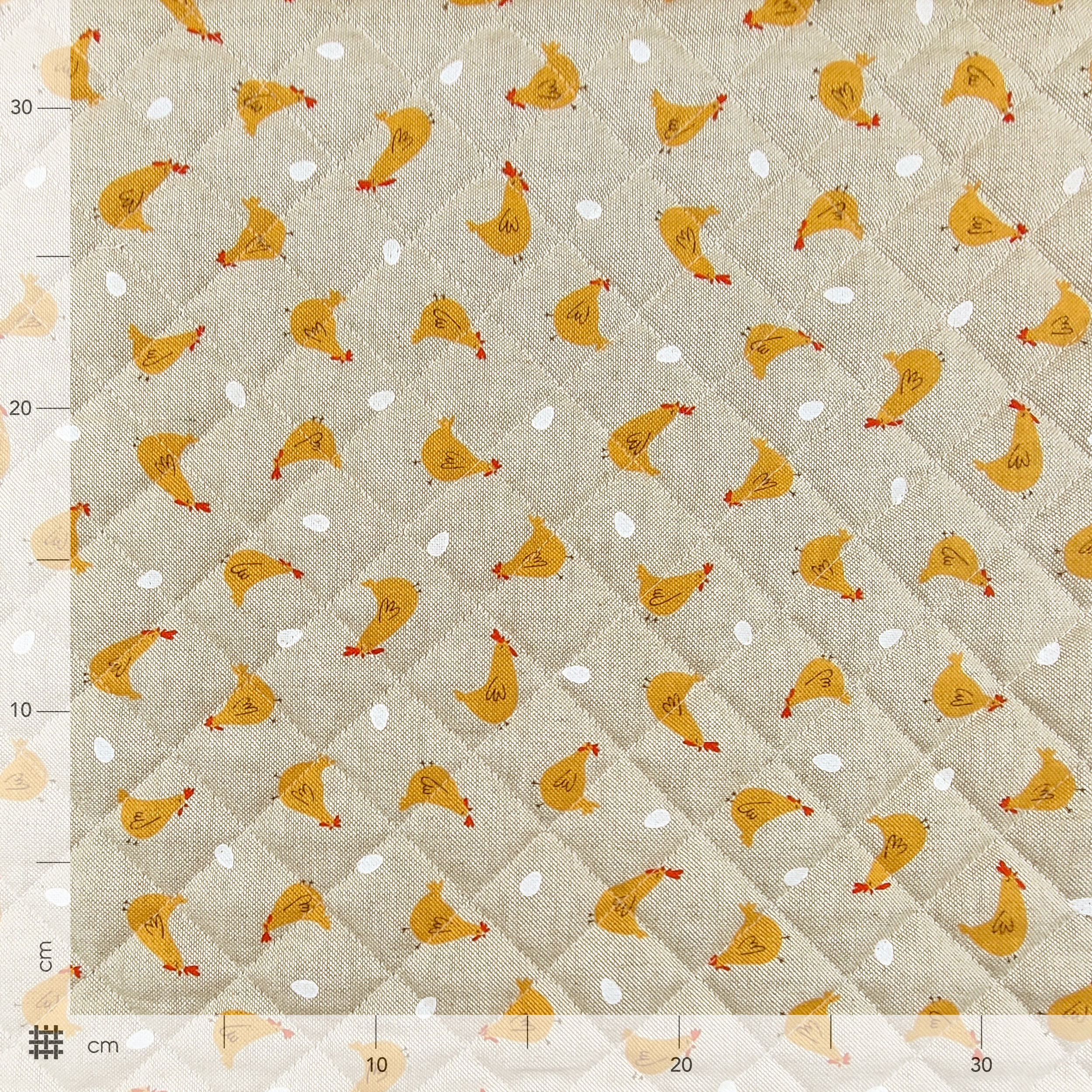 Quilted Fabric Hens