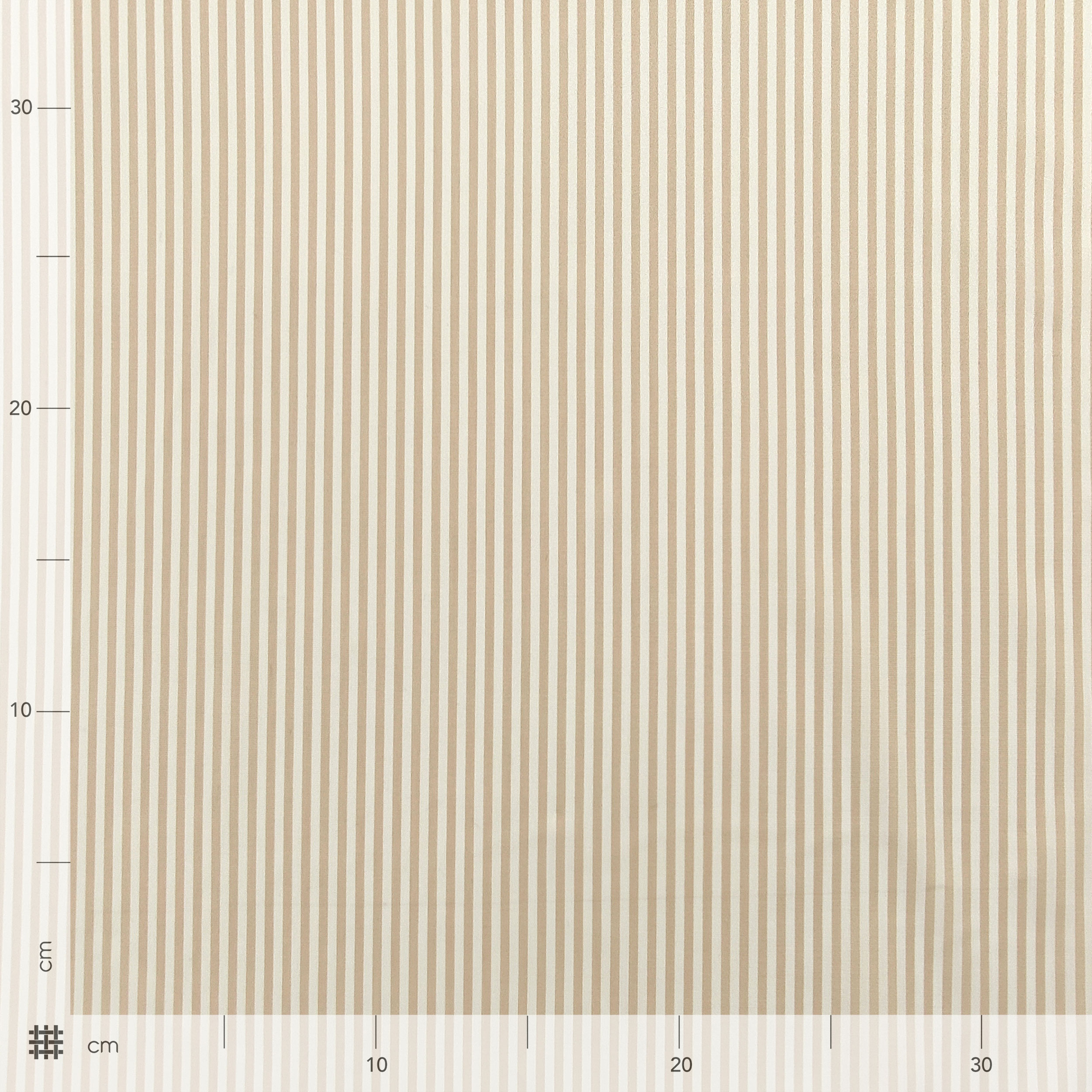 Cotton for Shirts Stripes Beige