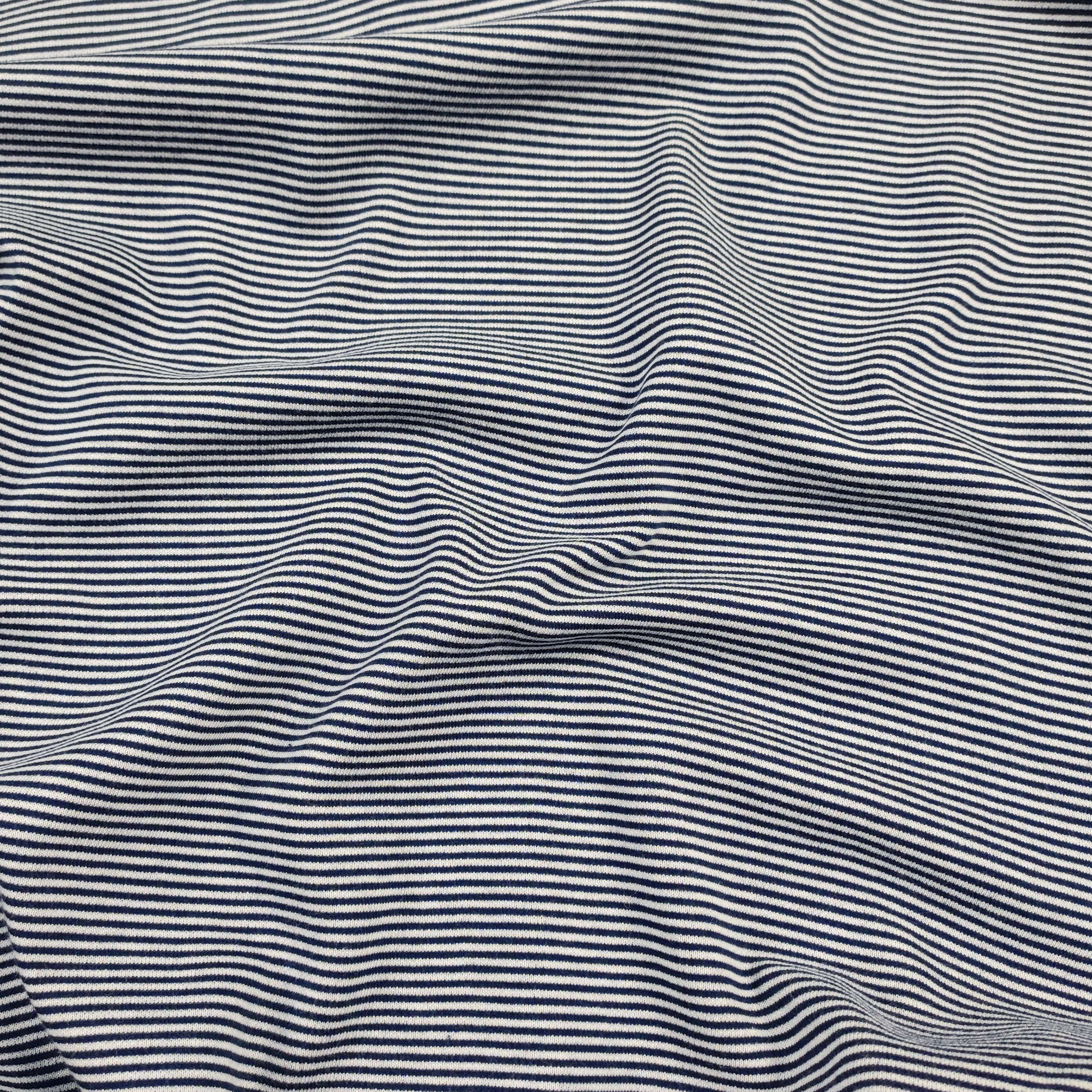 Milano Stitch Dünne Streifen Blau