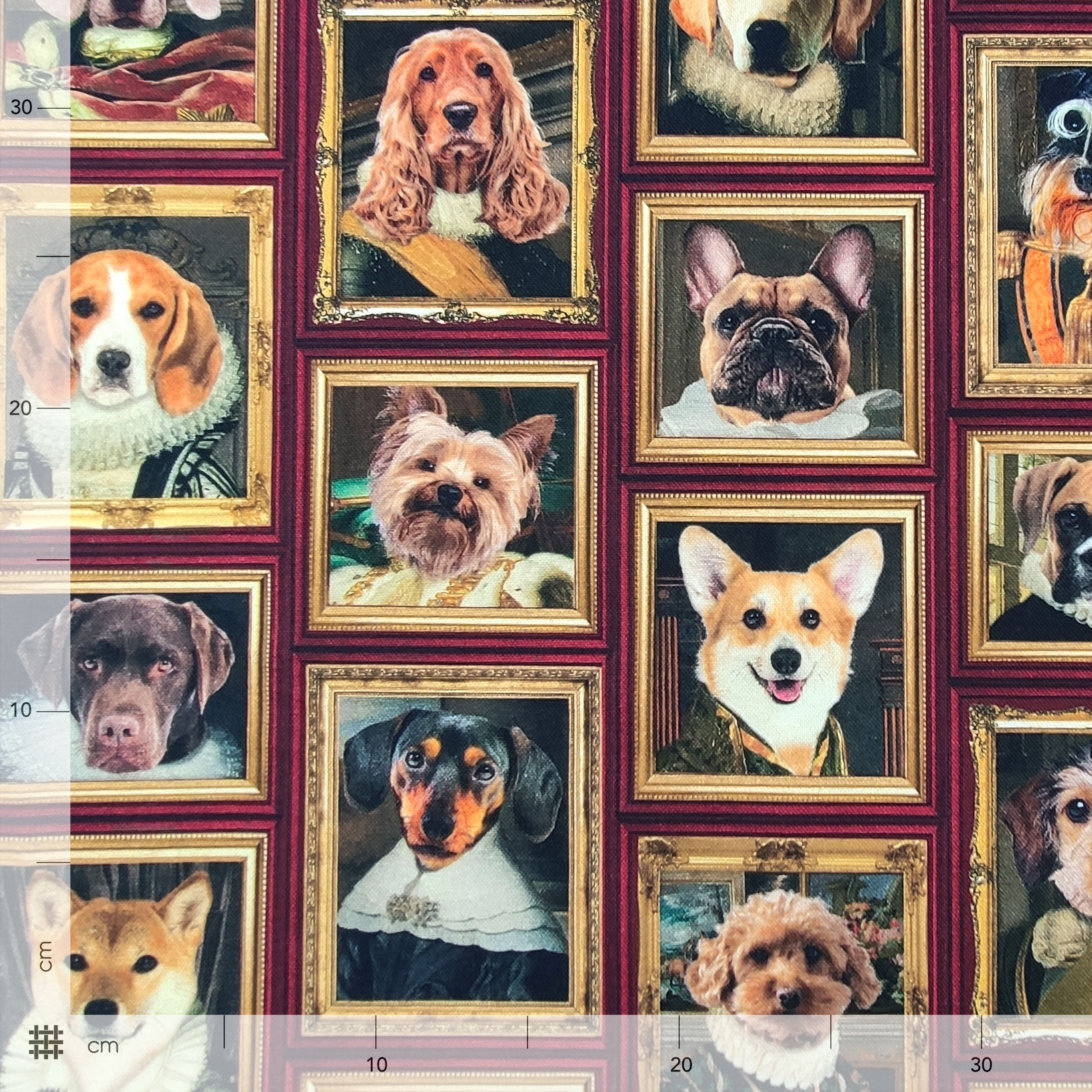 Tela de cuadros de algodón de Panamá con cachorros