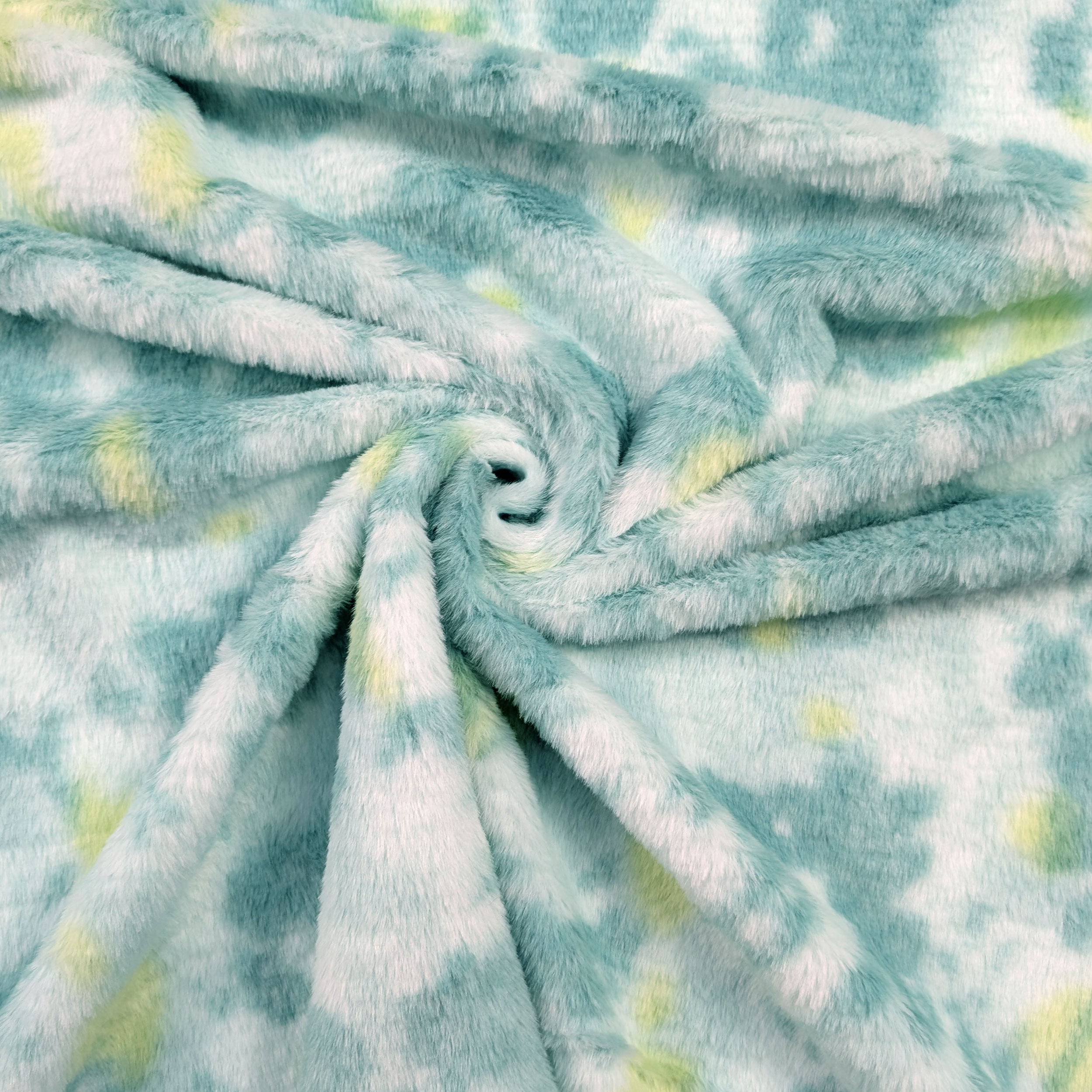 Abstract Aqua Green Fur Image