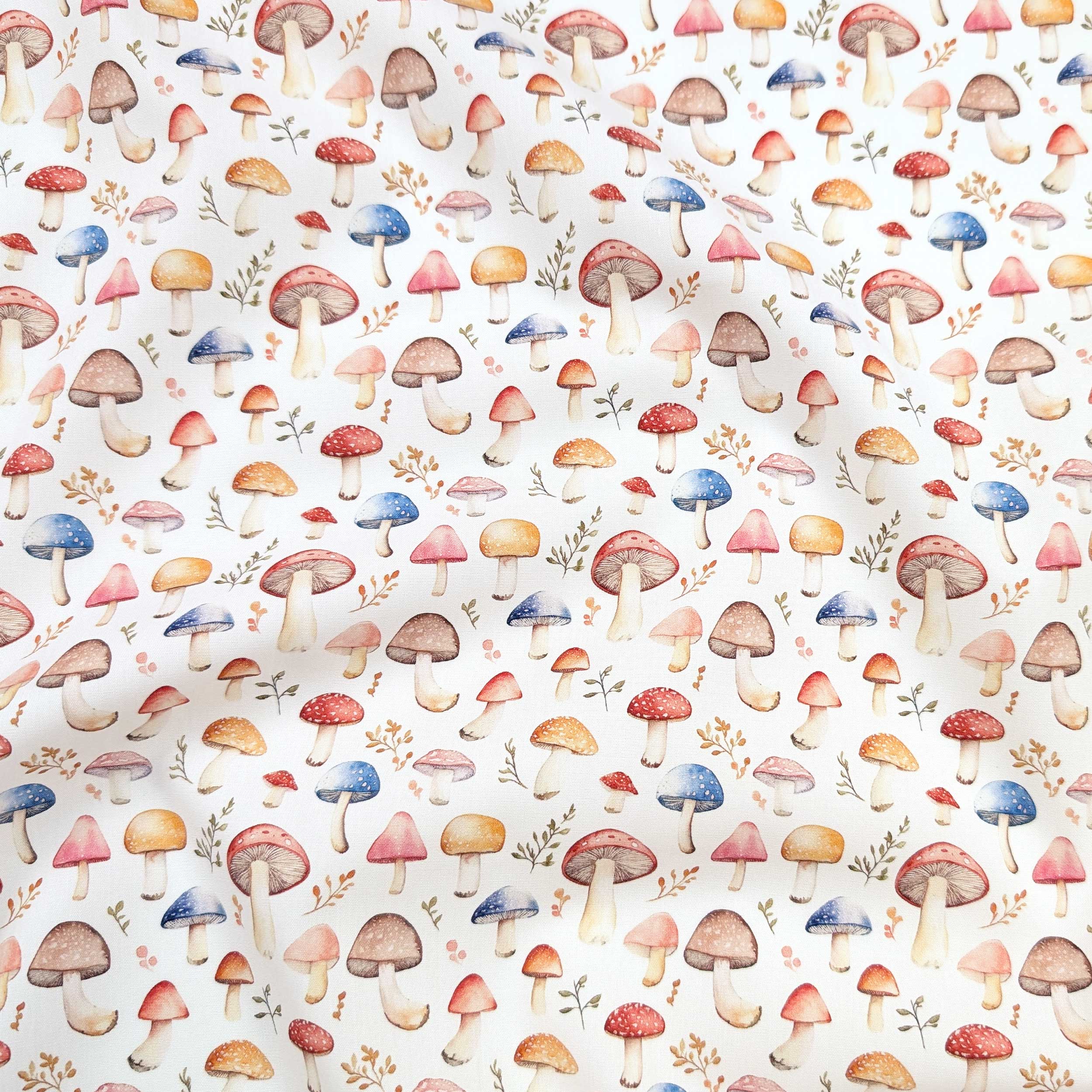 Poplin Cotton Mushroom Coloured Image