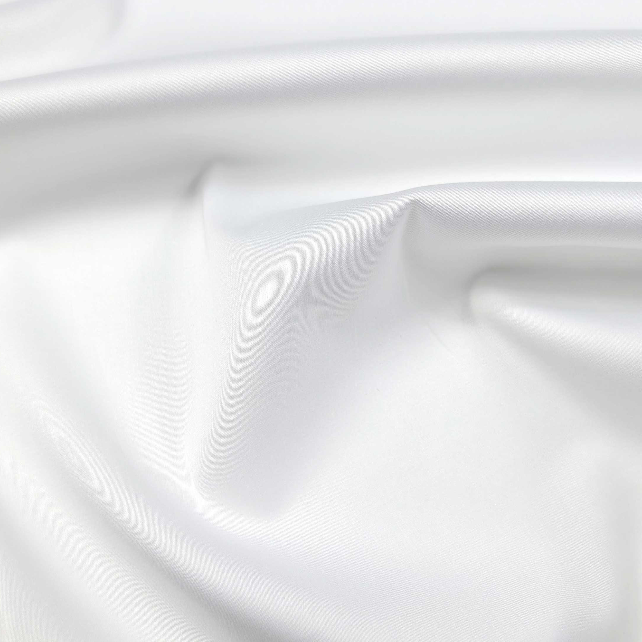 Rasatello Cotton Shirting White Brennet Swiss Image