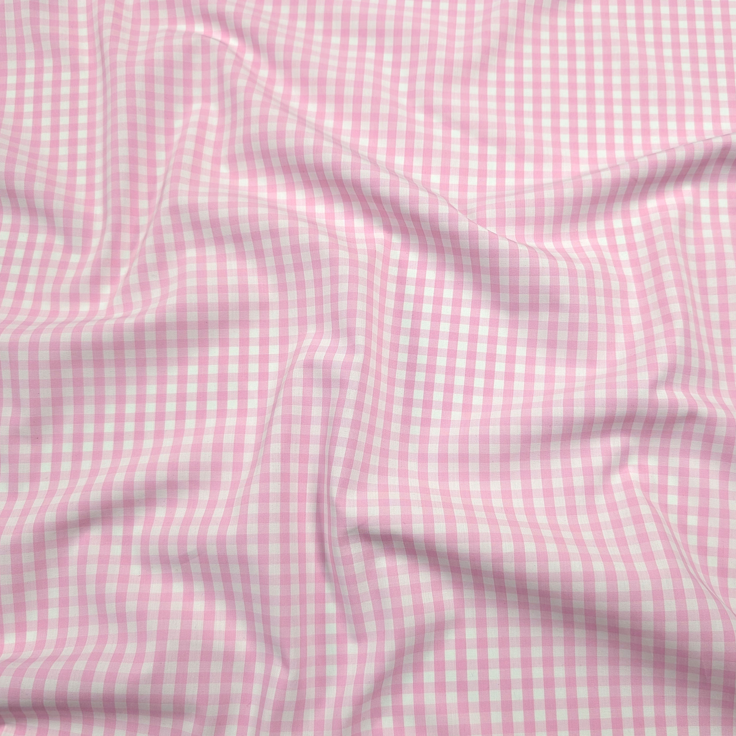 Cotton for Shirting Squares Pink Image